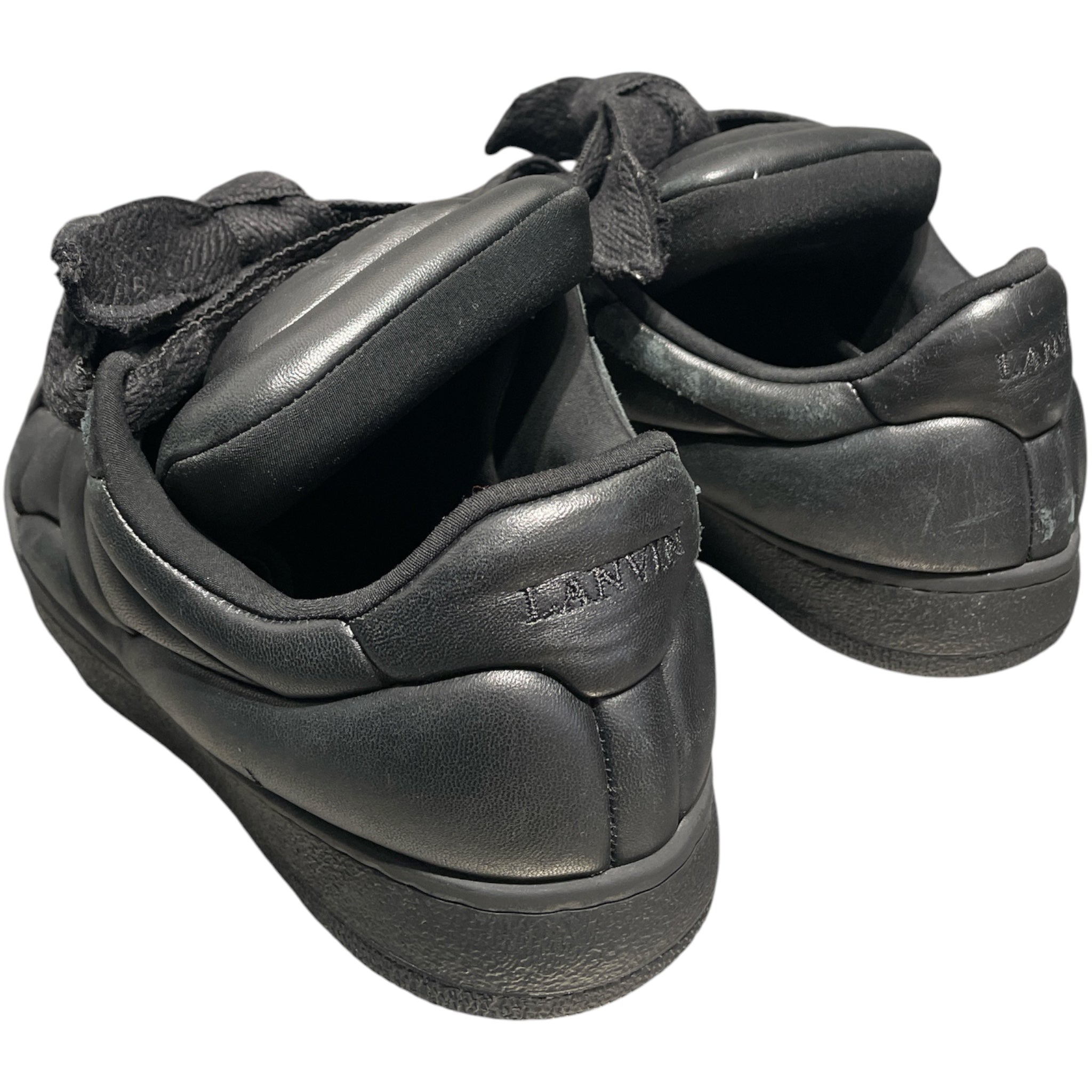 LANVIN/Low-Sneakers/EU 41/Leather/BLK/CURB XL view 2