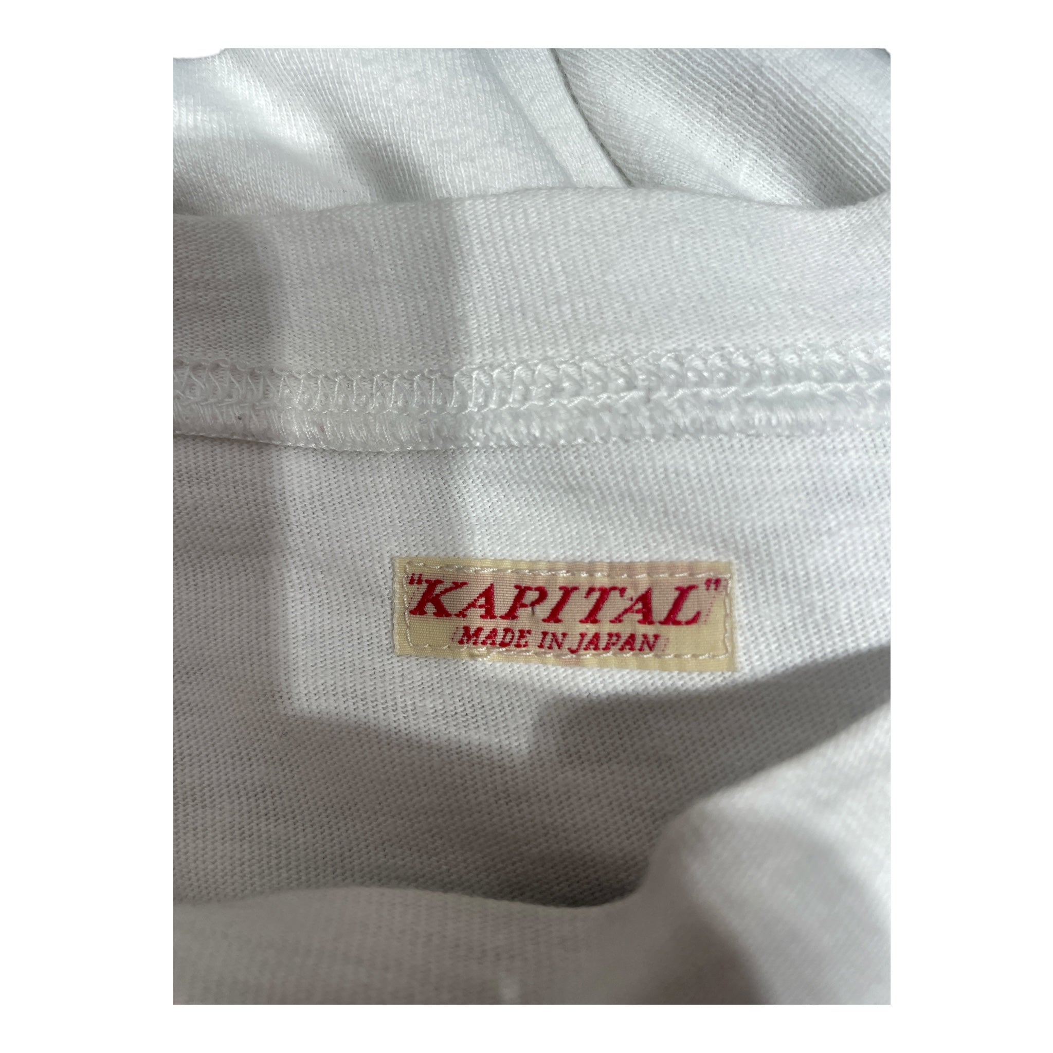 KAPITAL/T-Shirt/1/Cotton/WHT/Plaid/ view 3