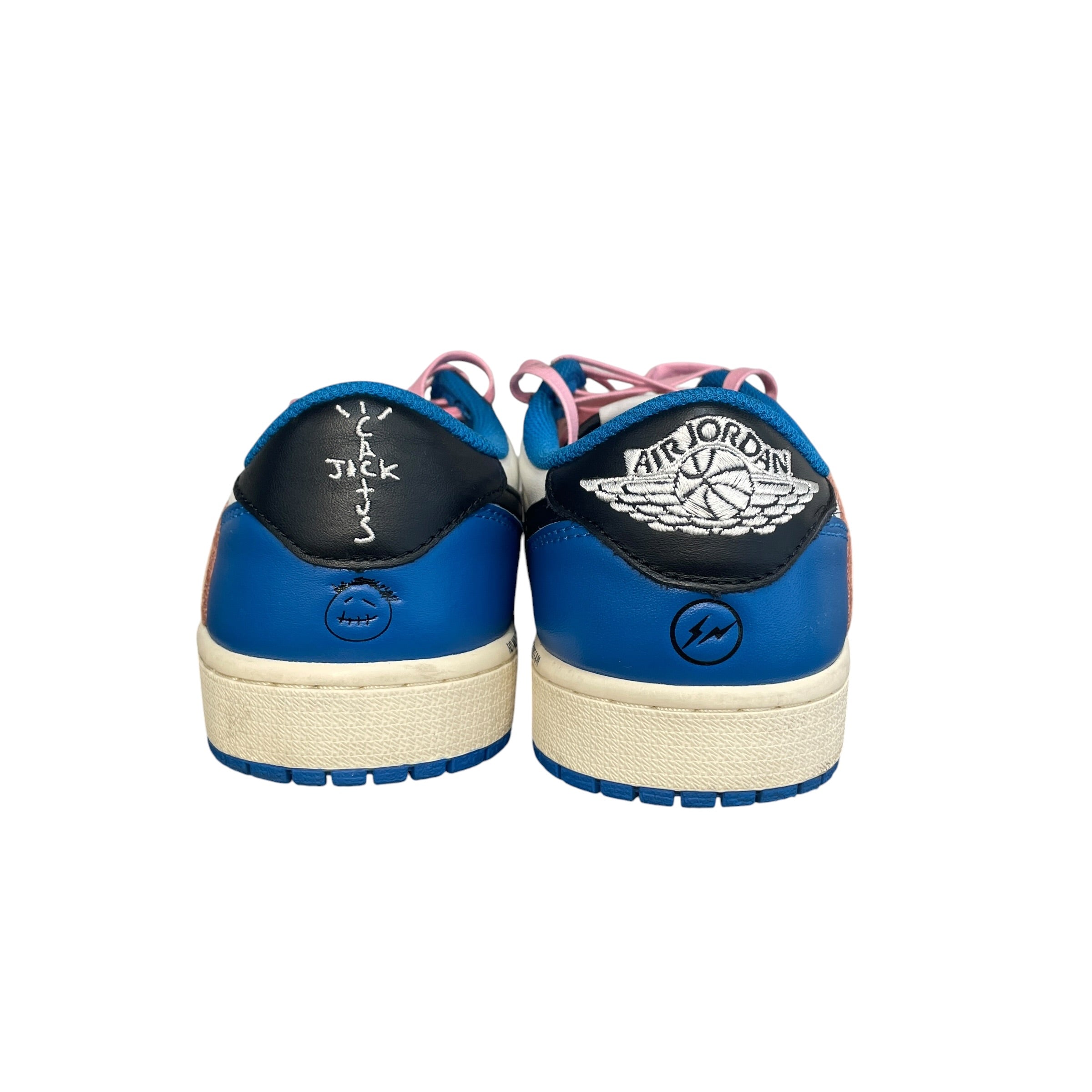 NIKE/FRAGMENT DESIGN X TRAVIS SCOTT X AIR JORDAN 1 LOW OG/Low-Sneakers/US 9/Leather/MLT/DM7866-140 view 3