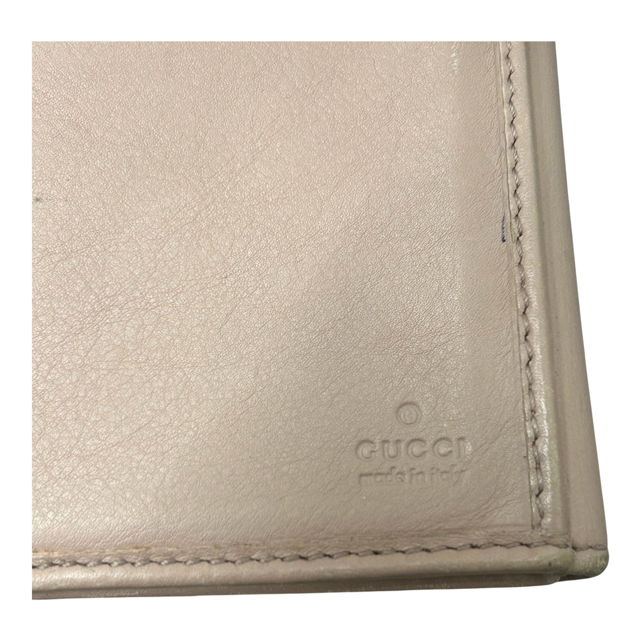 GUCCI/Bifold Wallet/Leather/PNK/L's/Continental view 5