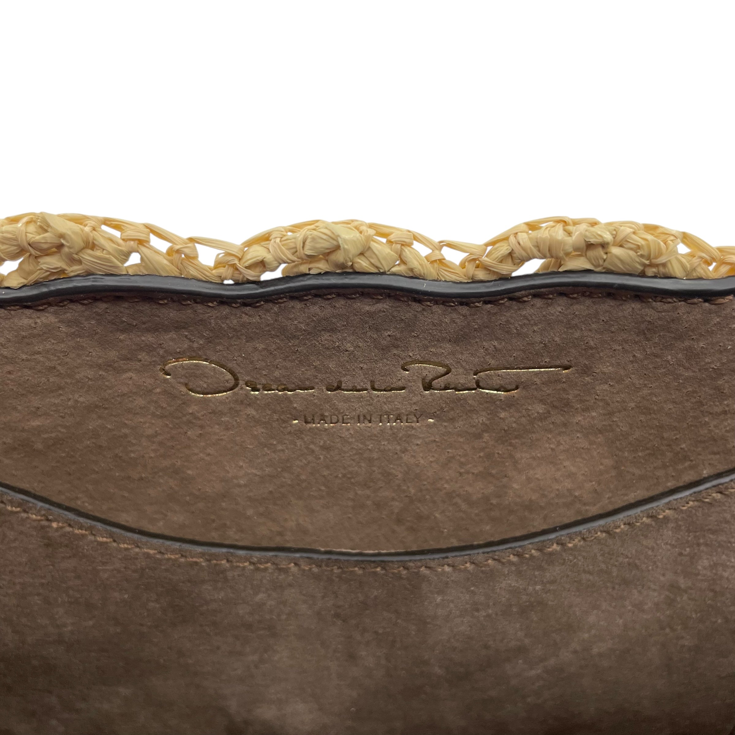 Oscar de laRenta/Cross Body Bag/WHT/RAFFIA NAPPA view 5