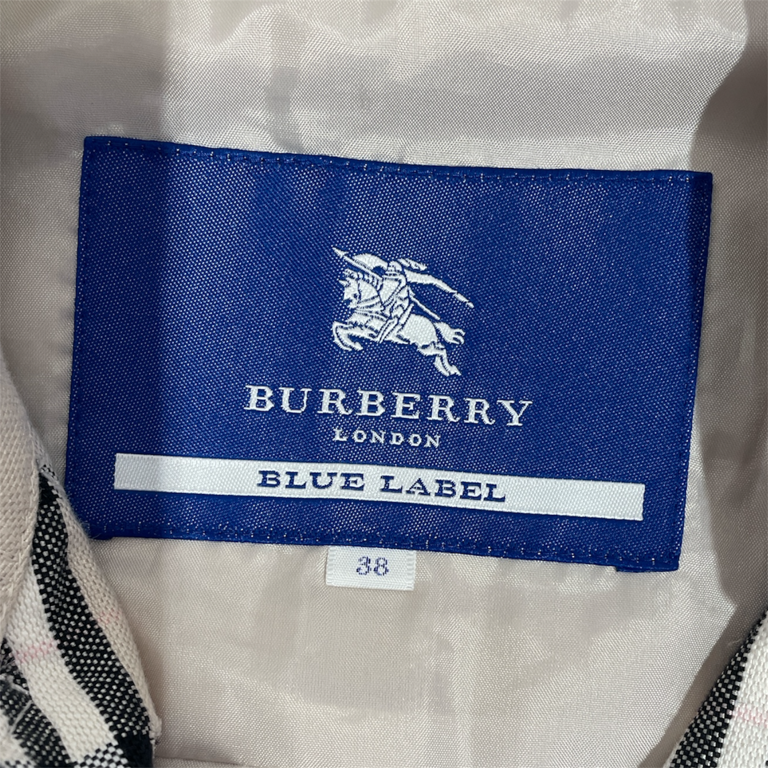 BURBERRY BLUE LABEL/Trench Coat/38/CRM/trench view 3