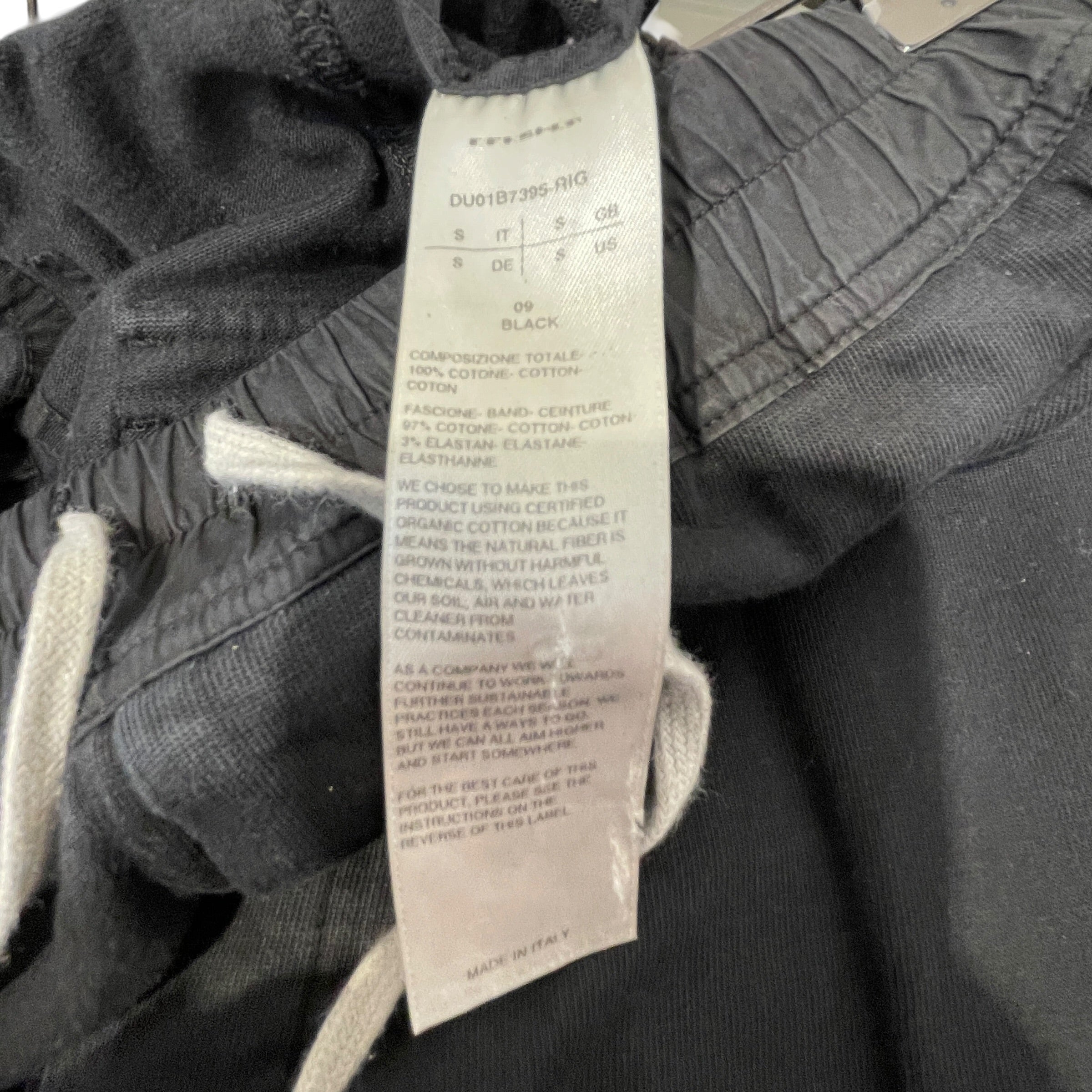 Rick Owens/Pants/S/Cotton/BLK/Dropcrotch Joggers view 5