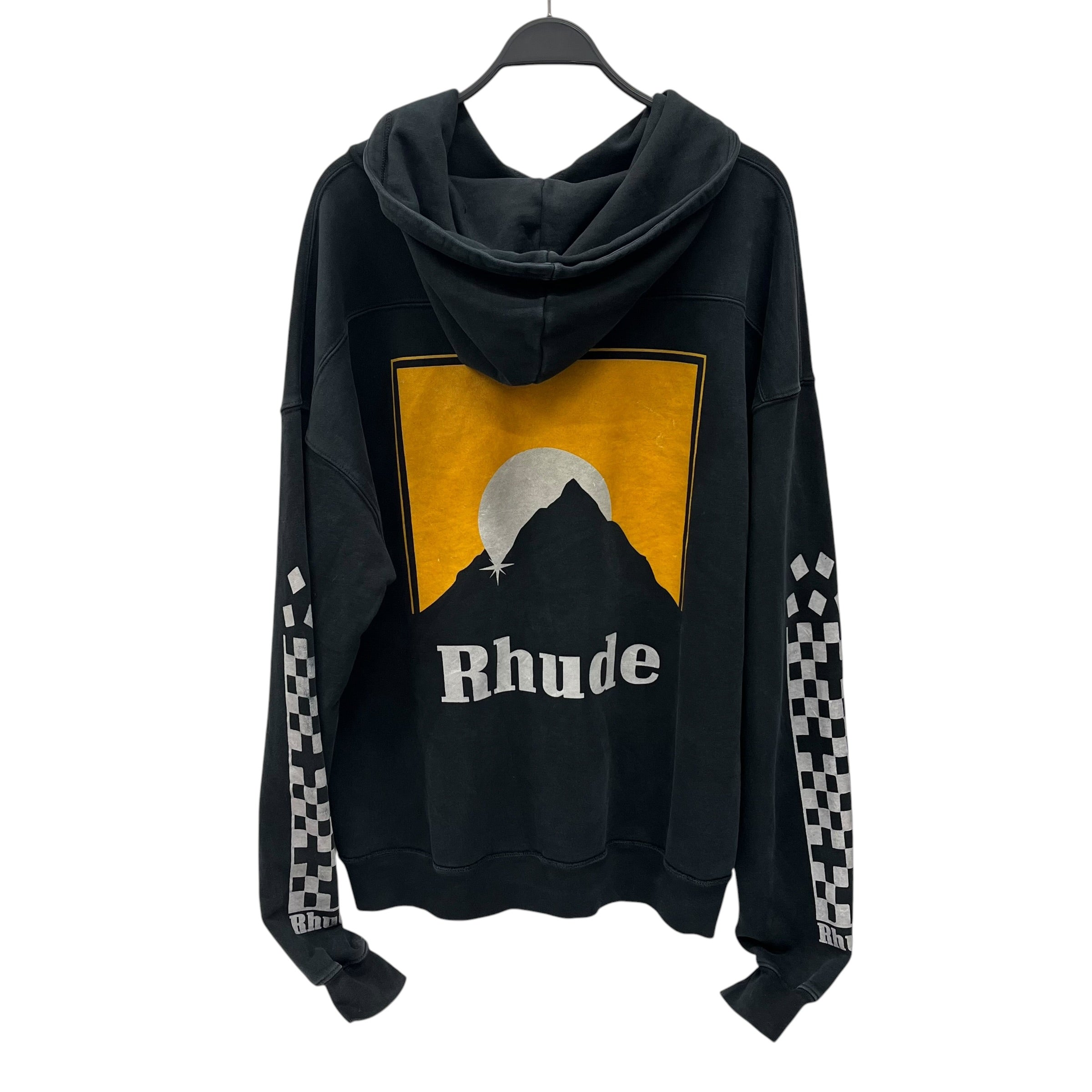 RHUDE/Hoodie/L/Cotton/BLK/ view 2