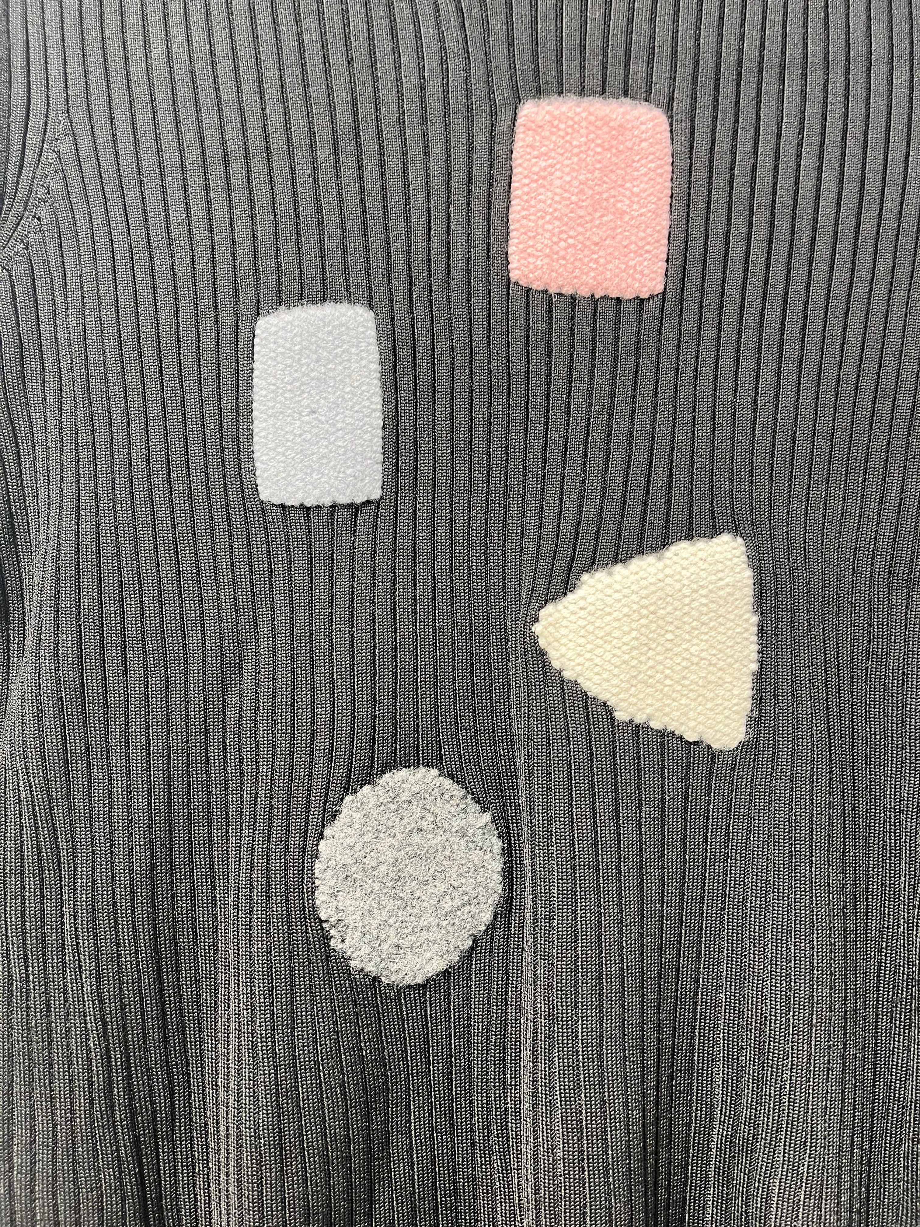 JW ANDERSON(J.W.ANDERSON)/Sweatshirt/M/BLK/High Neck/SHAPES view 3