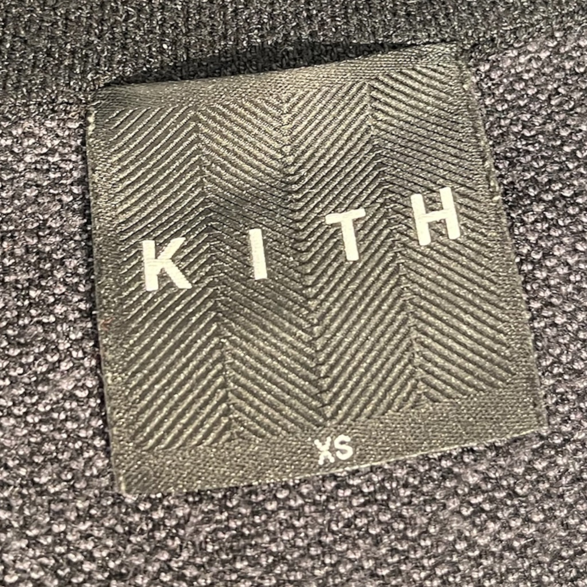 KITH/Sweater/XS/Cotton/BLK/Turtle Neck/Zip up with logo on side view 3