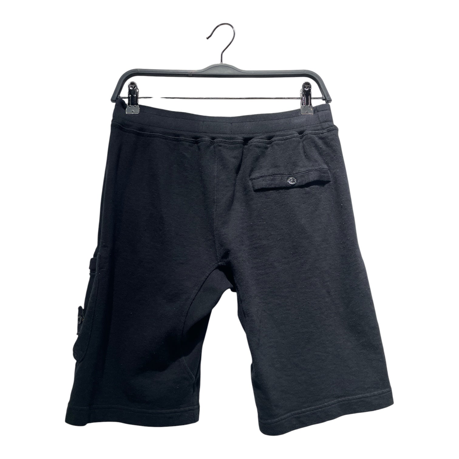 STONE ISLAND/Shorts/S/Cotton/BLK/Jersey Shorts view 2