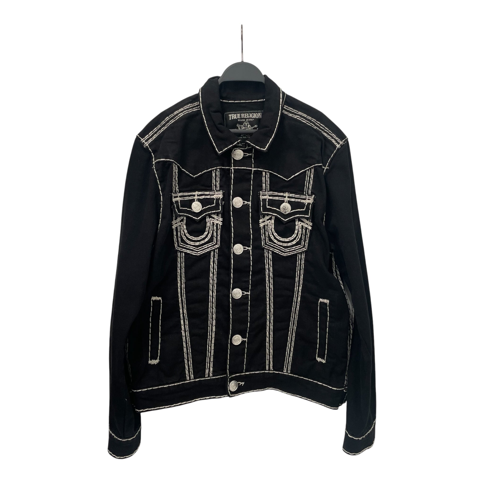 TRUE RELIGION/Denim Jkt/M/Denim/BLK/109323 view 1