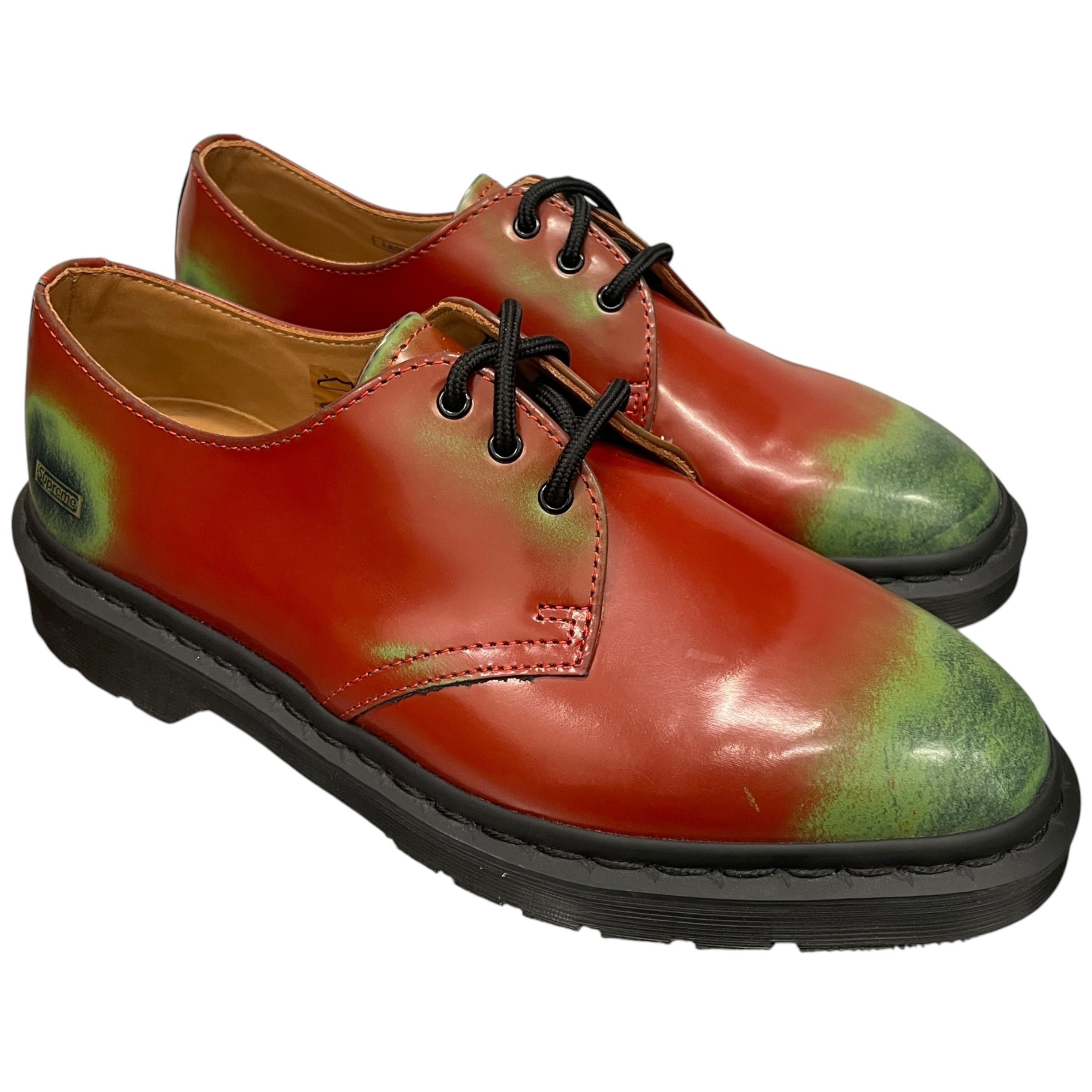 Dr.Martens/Supreme/Shoes/US 7/Leather/RED/GREEN view 1