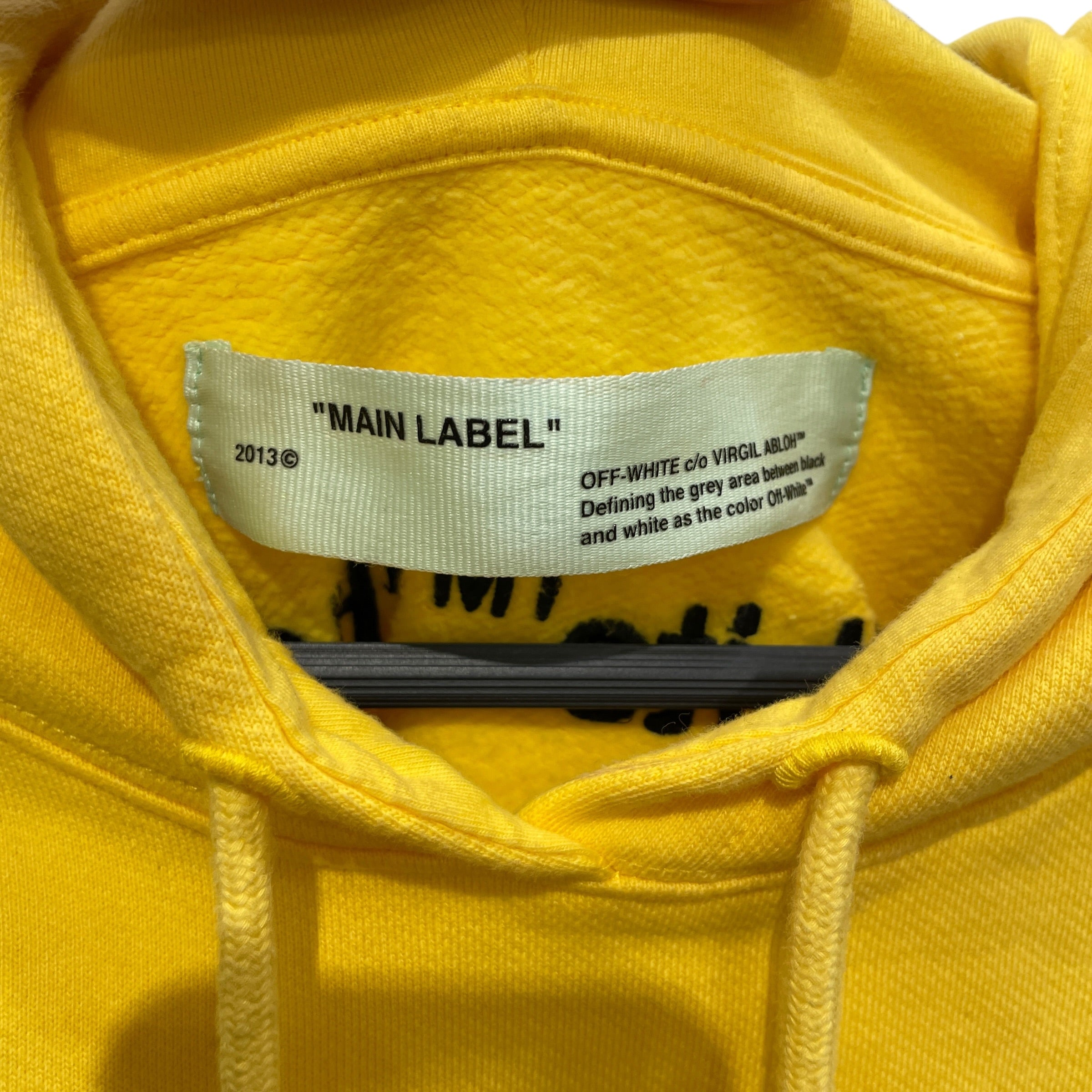 OFF-WHITE/Hoodie/L/Cotton/YEL/WOMAN20182019 view 3