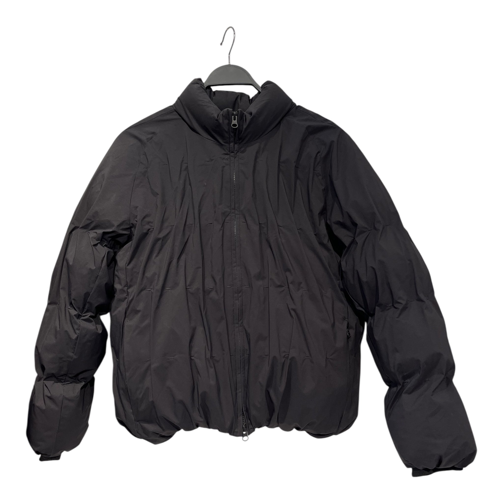 POST ARCHIVE FACTION/Puffer Jkt/S/Polyester/BLK/BLACK CROPPED PUFFER 'RIGHT" view 1