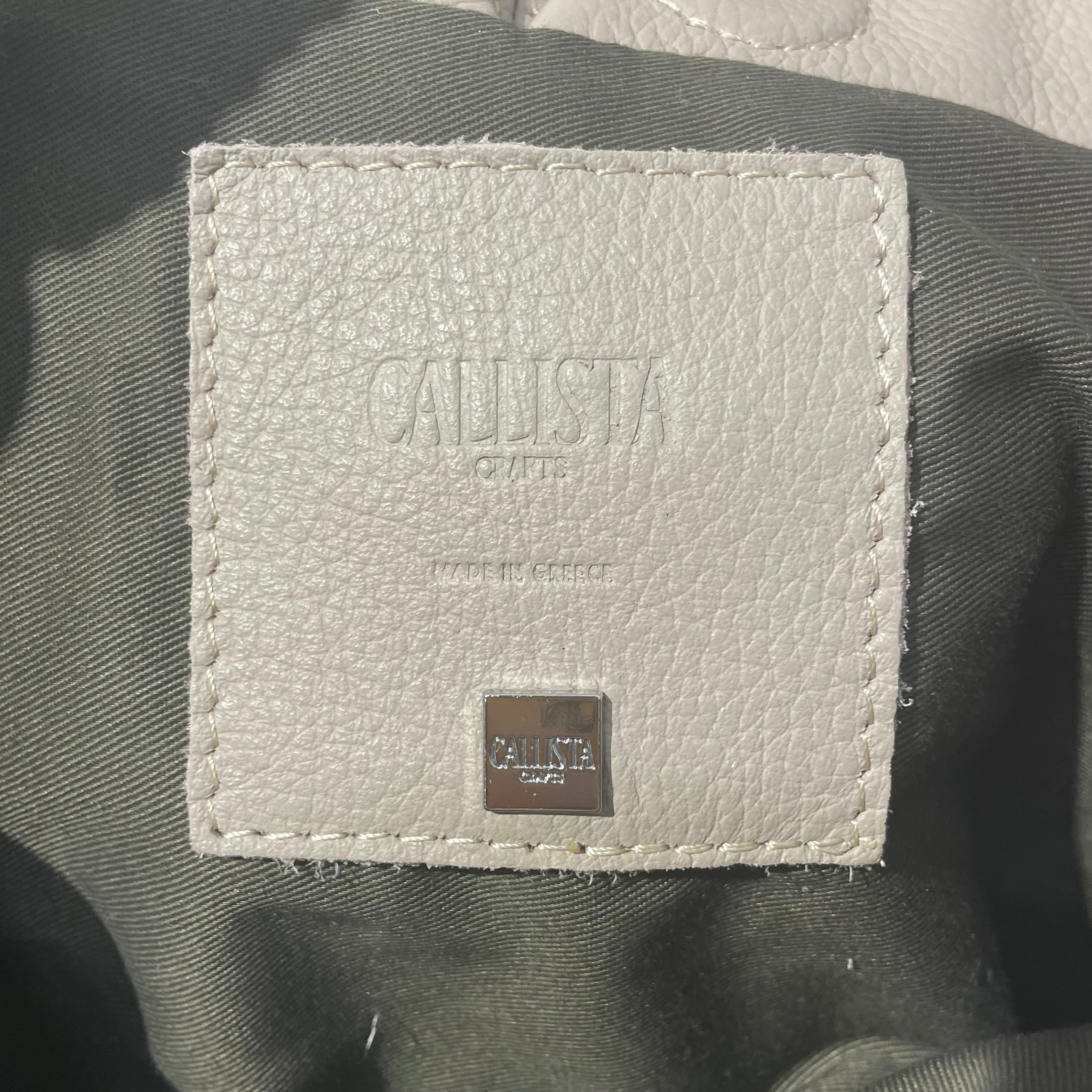 CALLISTA /Hand Bag/M/Leather/CRM/CALLISTA LEATHER HAND BAG view 5