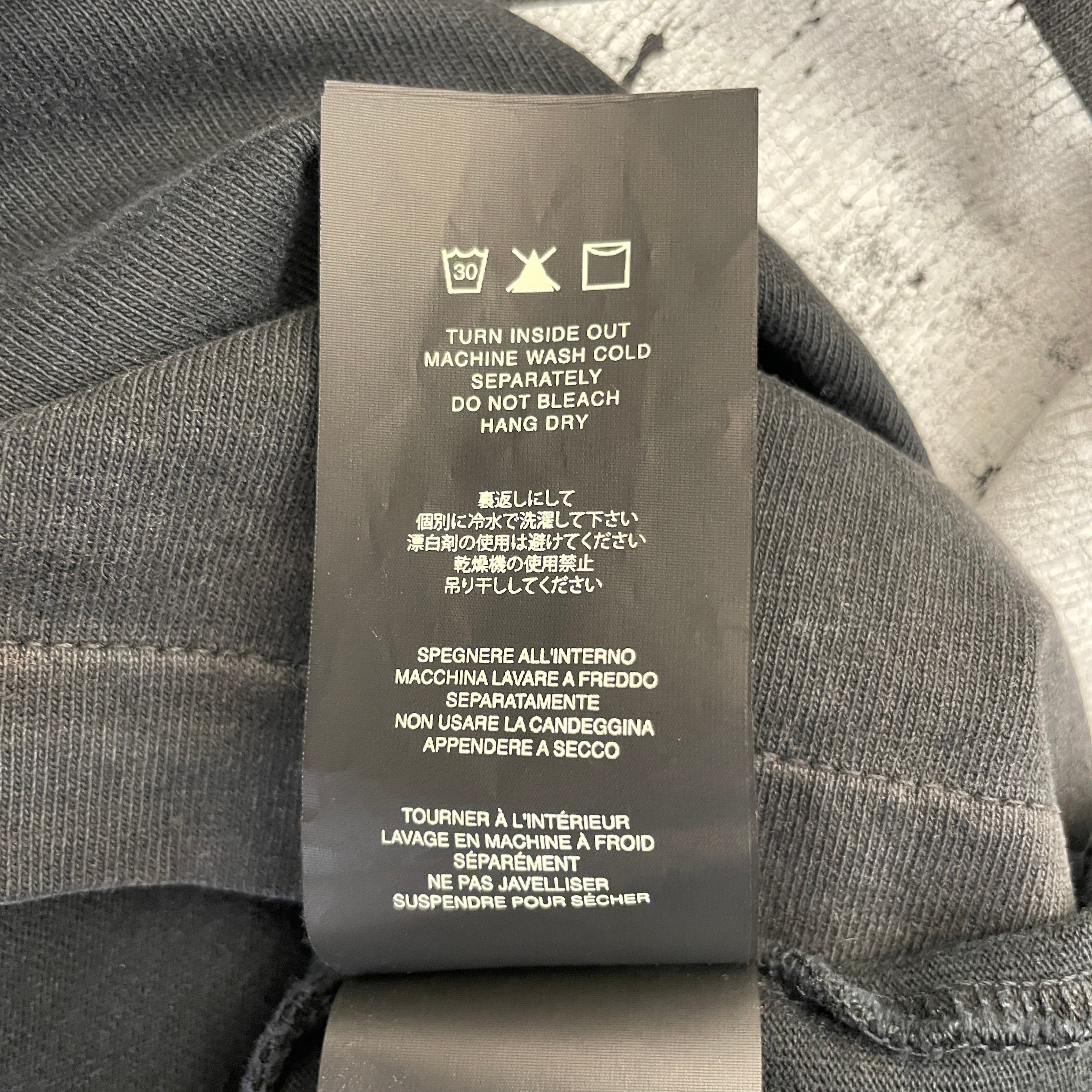 FEAR OF GOD/BARRIERS/LS T-Shirt/S/Cotton/BLK/ view 3