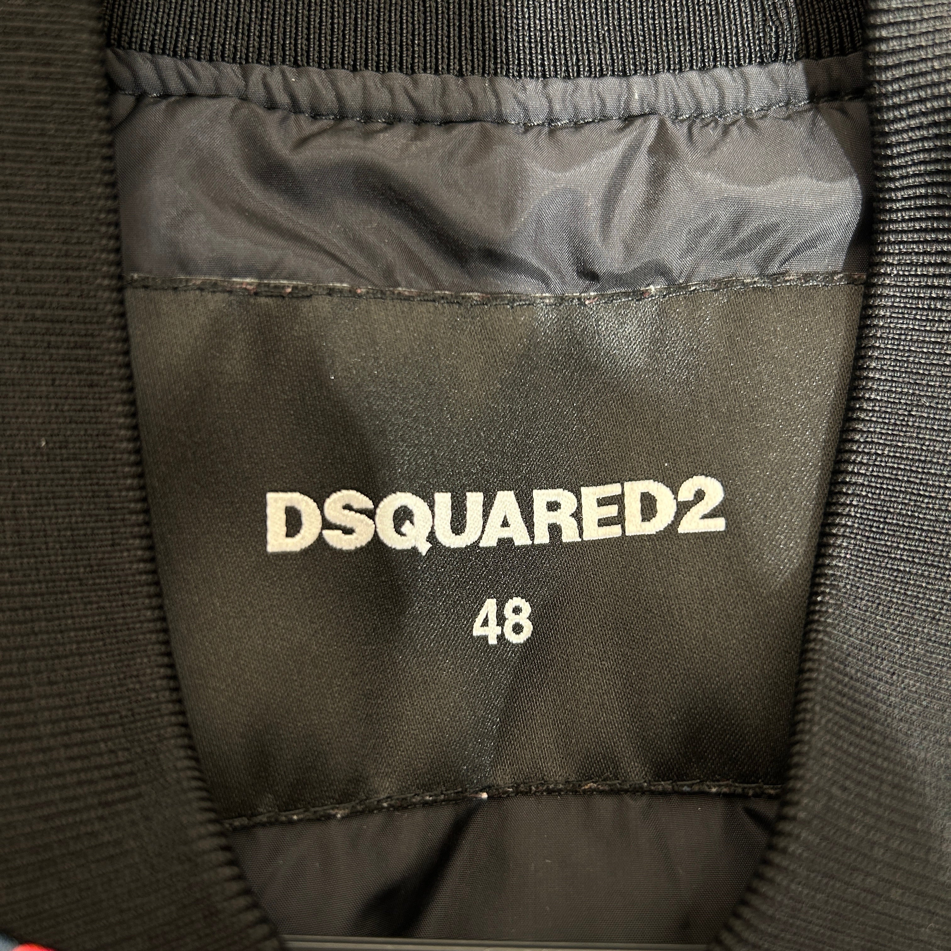 DSQUARED2/Puffer Jkt/48/Nylon/MLT/All Over Print/Manga Bomber view 3