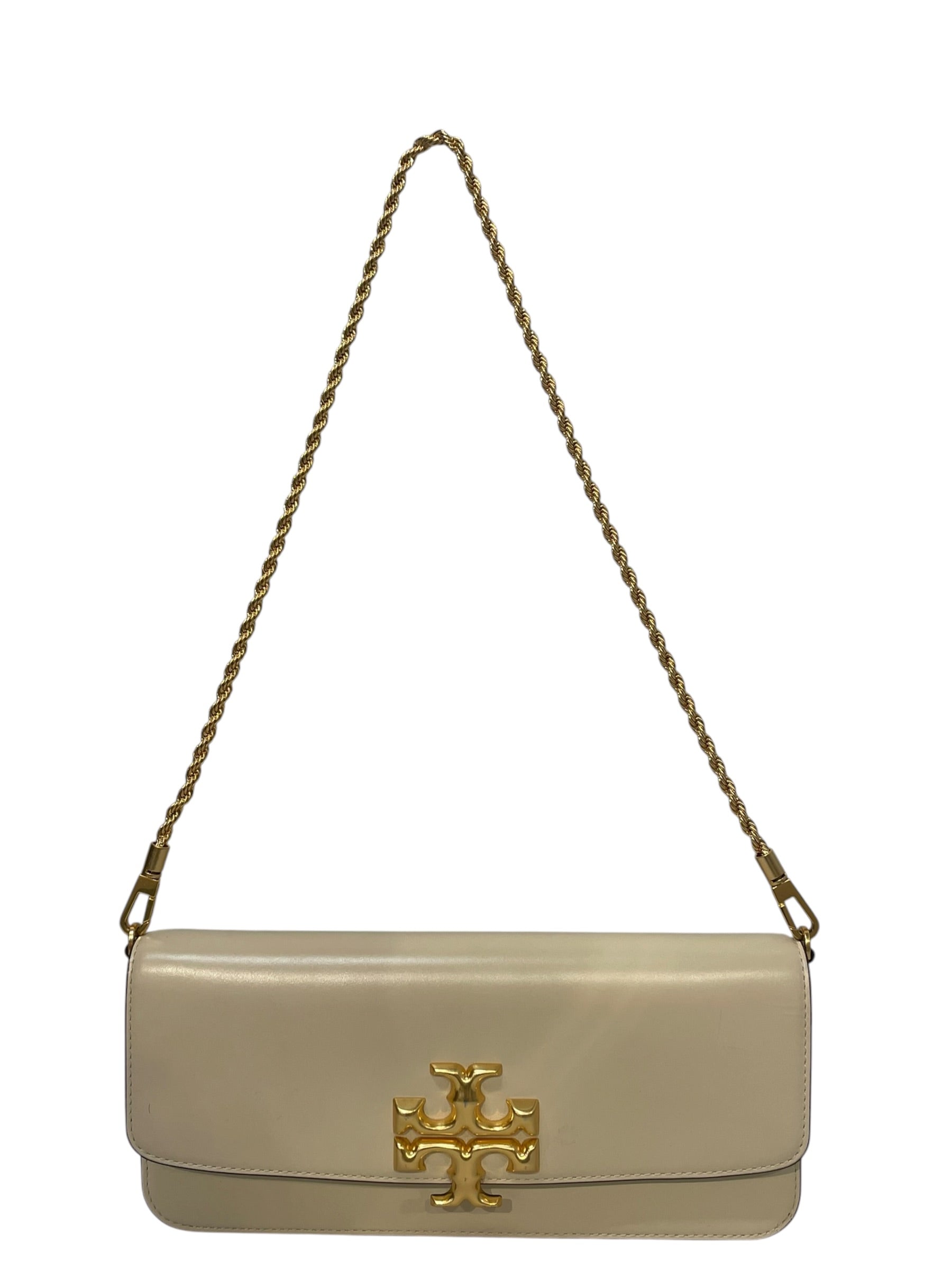 TORY BURCH/Hand Bag/Leather/CRM/ELEANOR view 1