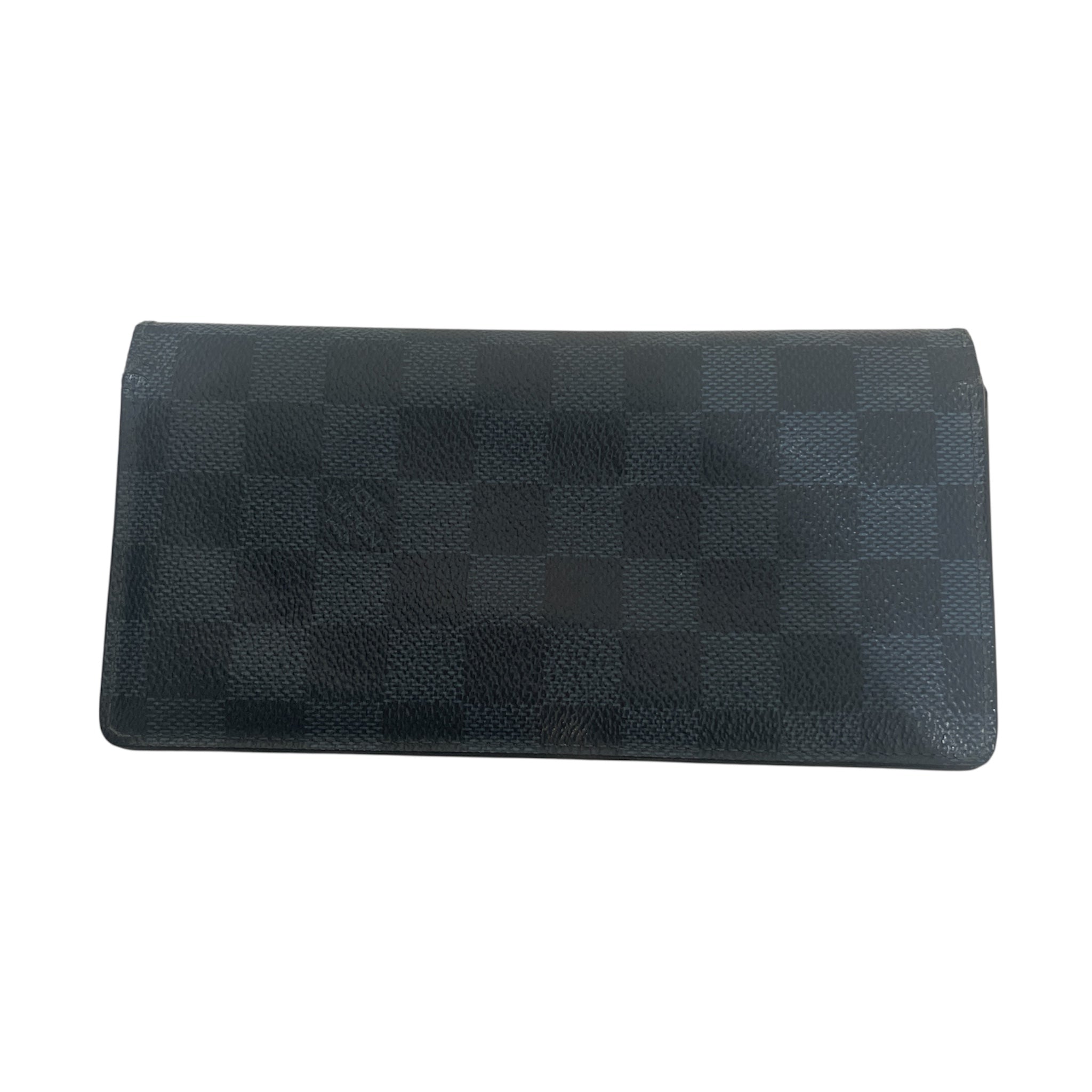 LOUIS VUITTON/Long Wallet/Monogram/Leather/BLK/Damier Graphite Brazza view 3