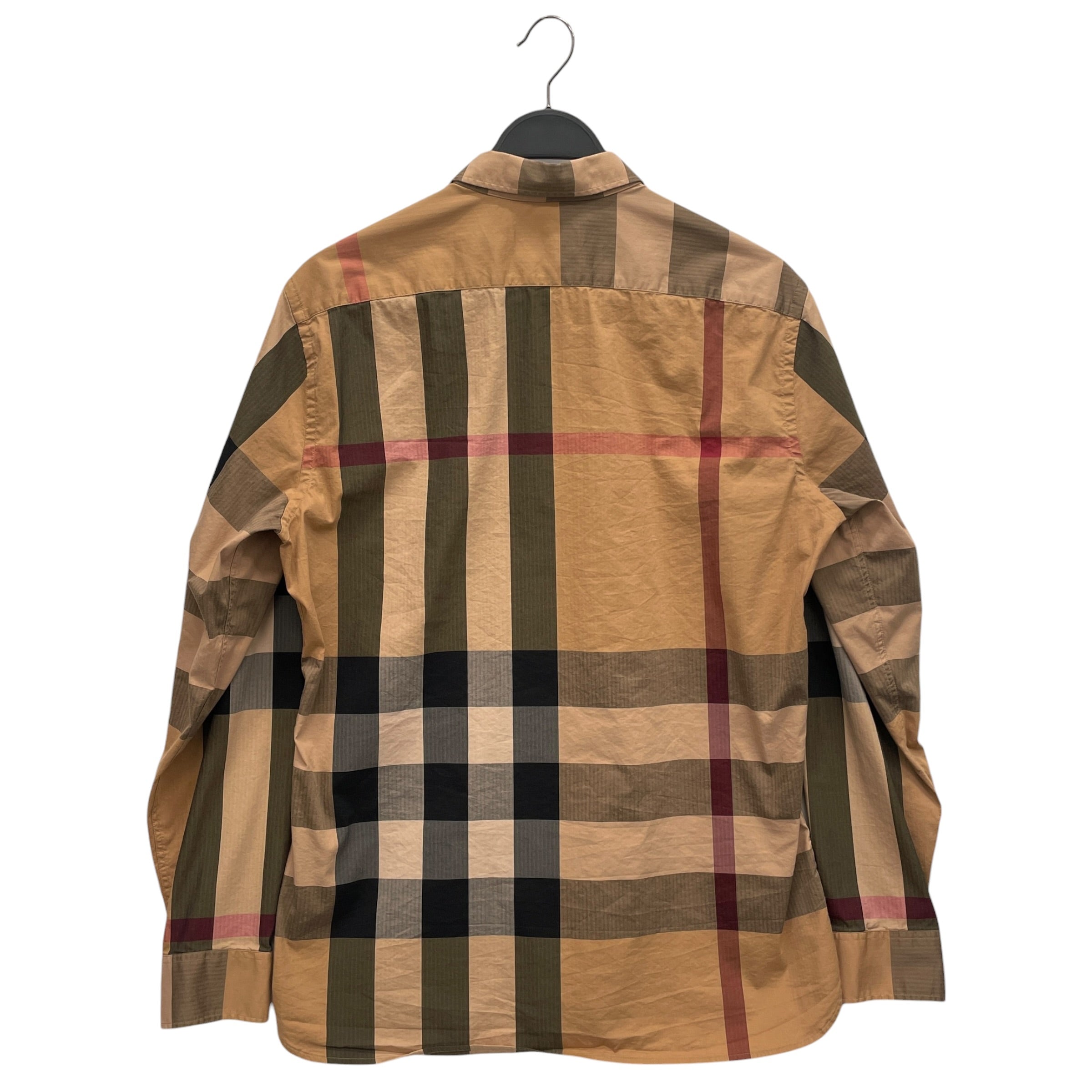 BURBERRY/LS Shirt/L/Cotton/CML/Plaid/CLASSIC COLORS view 2