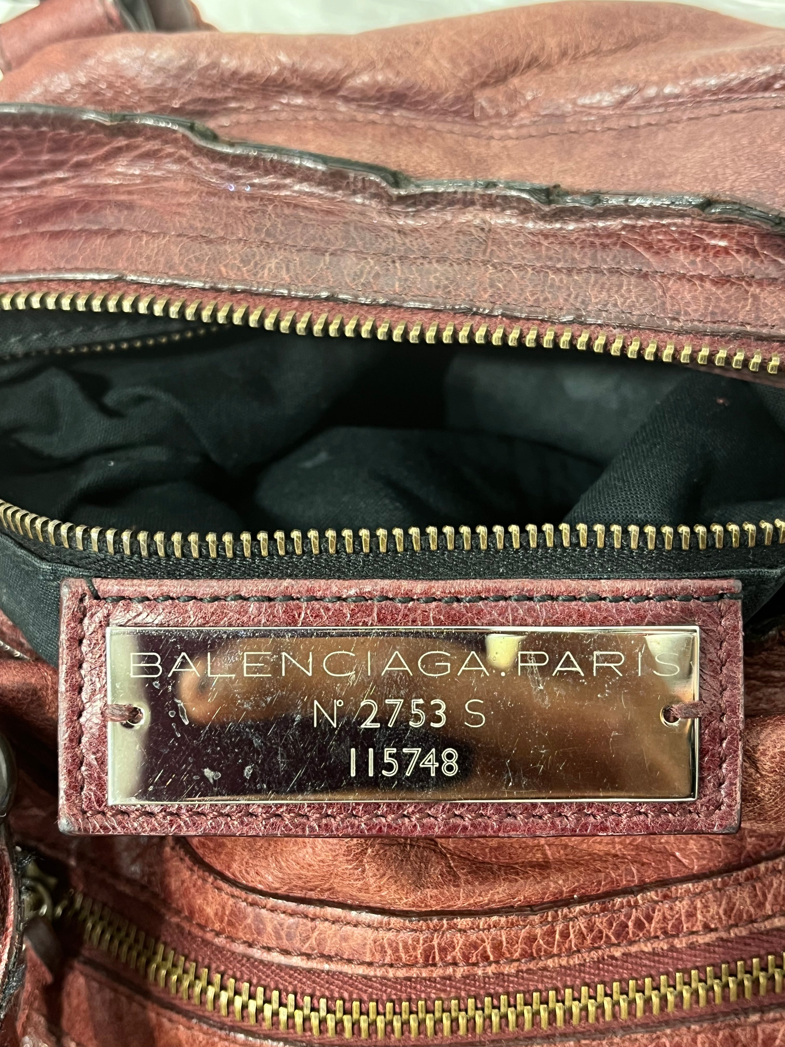 BALENCIAGA/Bag/Leather/BRD/city bag brass hardware 115748 view 7