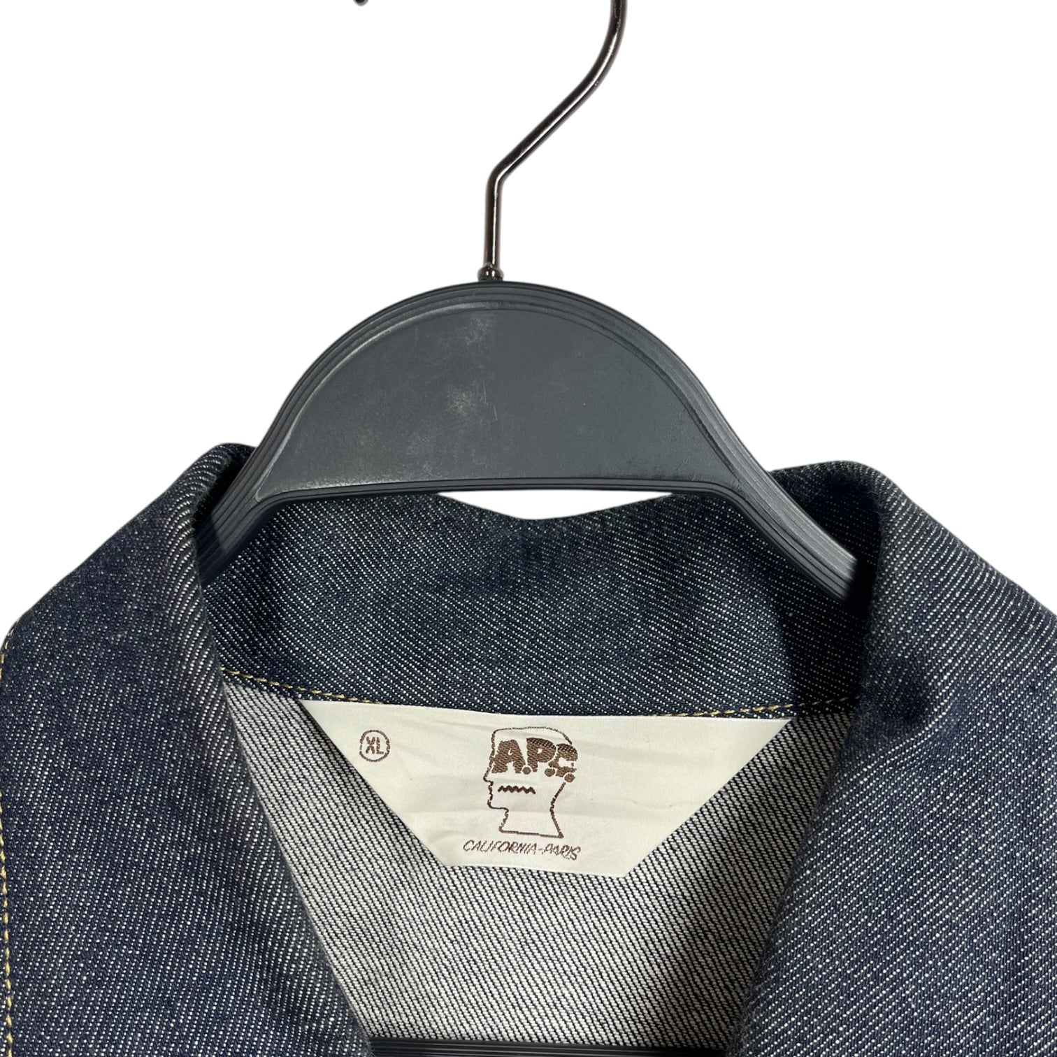 Brain Dead/A.P.C./Denim Jkt/XL/Denim/NVY/SELVEDGE TYPE 2 view 3