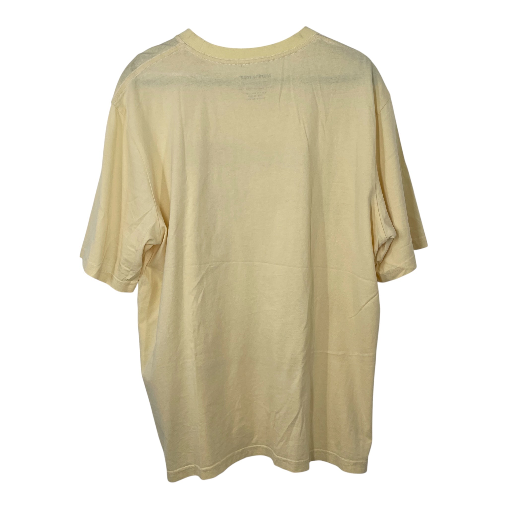 MARTINE ROSE/T-Shirt/M/Cotton/YEL/Graphic/EAGER BEAVER HAND PUPPET view 2