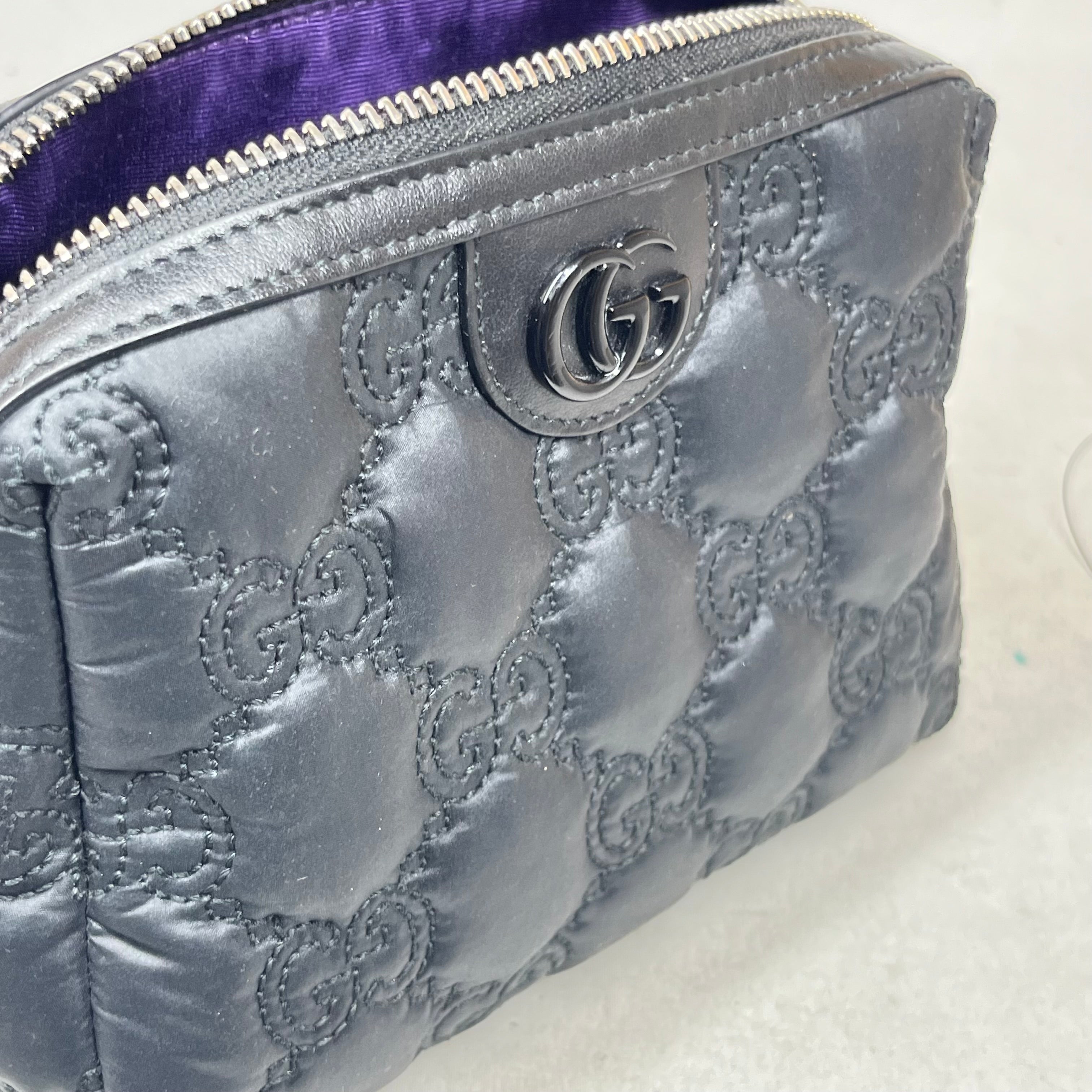 GUCCI/Pouch/Monogram/Leather/BLK/726047 562600 view 6