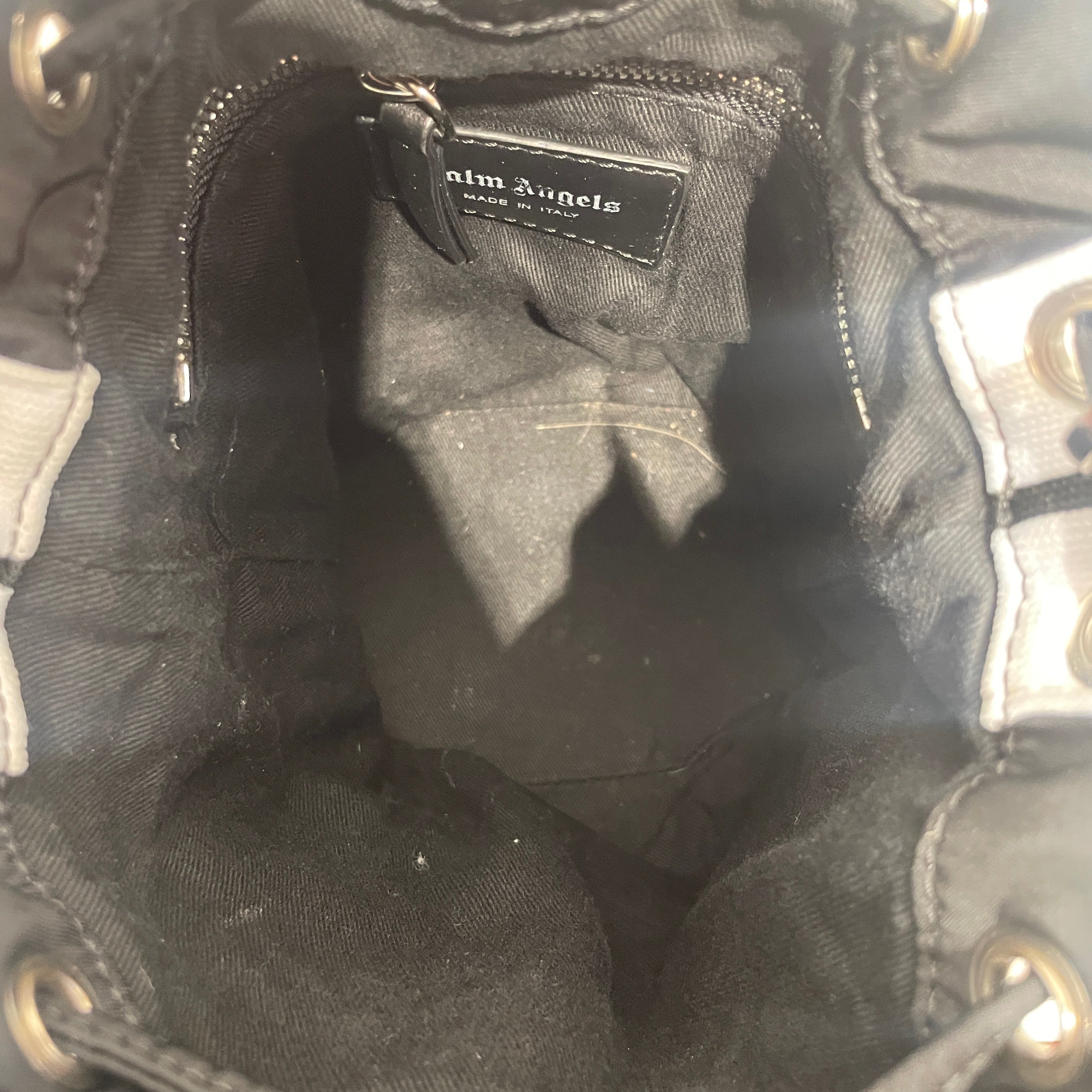 Palm Angels/Cross Body Bag/Cotton/BLK/VENICE TRACK view 4