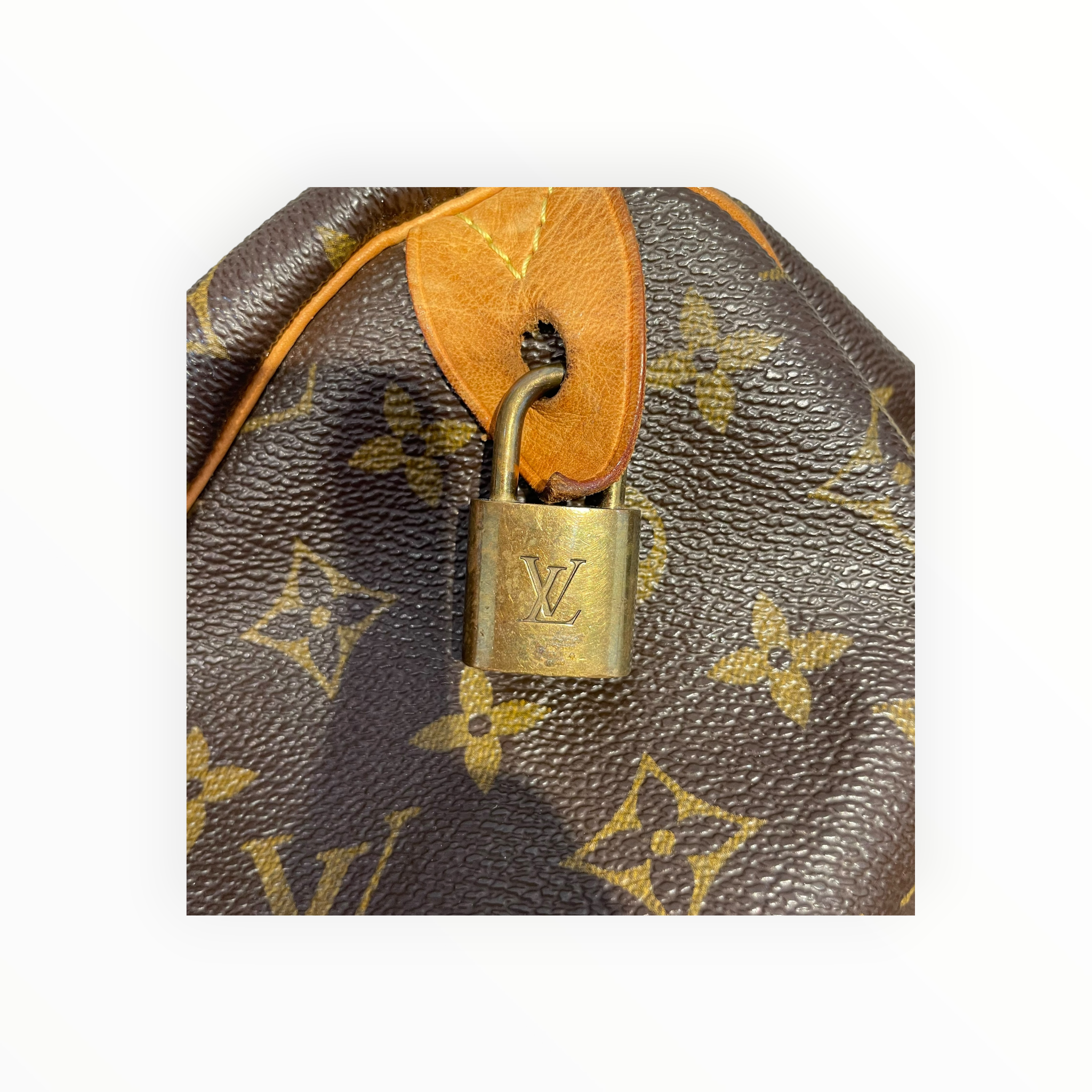 LOUIS VUITTON/Hand Bag/Monogram/Leather/BRW/Monogram Speedy view 5