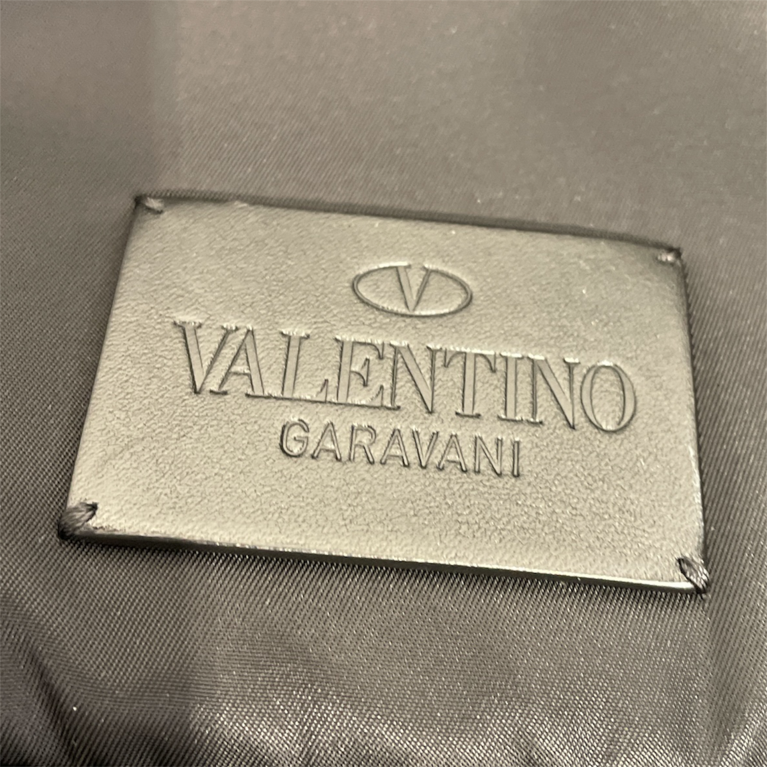 VALENTINO GARAVANI/Backpack/Nylon/BLK/VLTN Black Nylon Backpack view 3