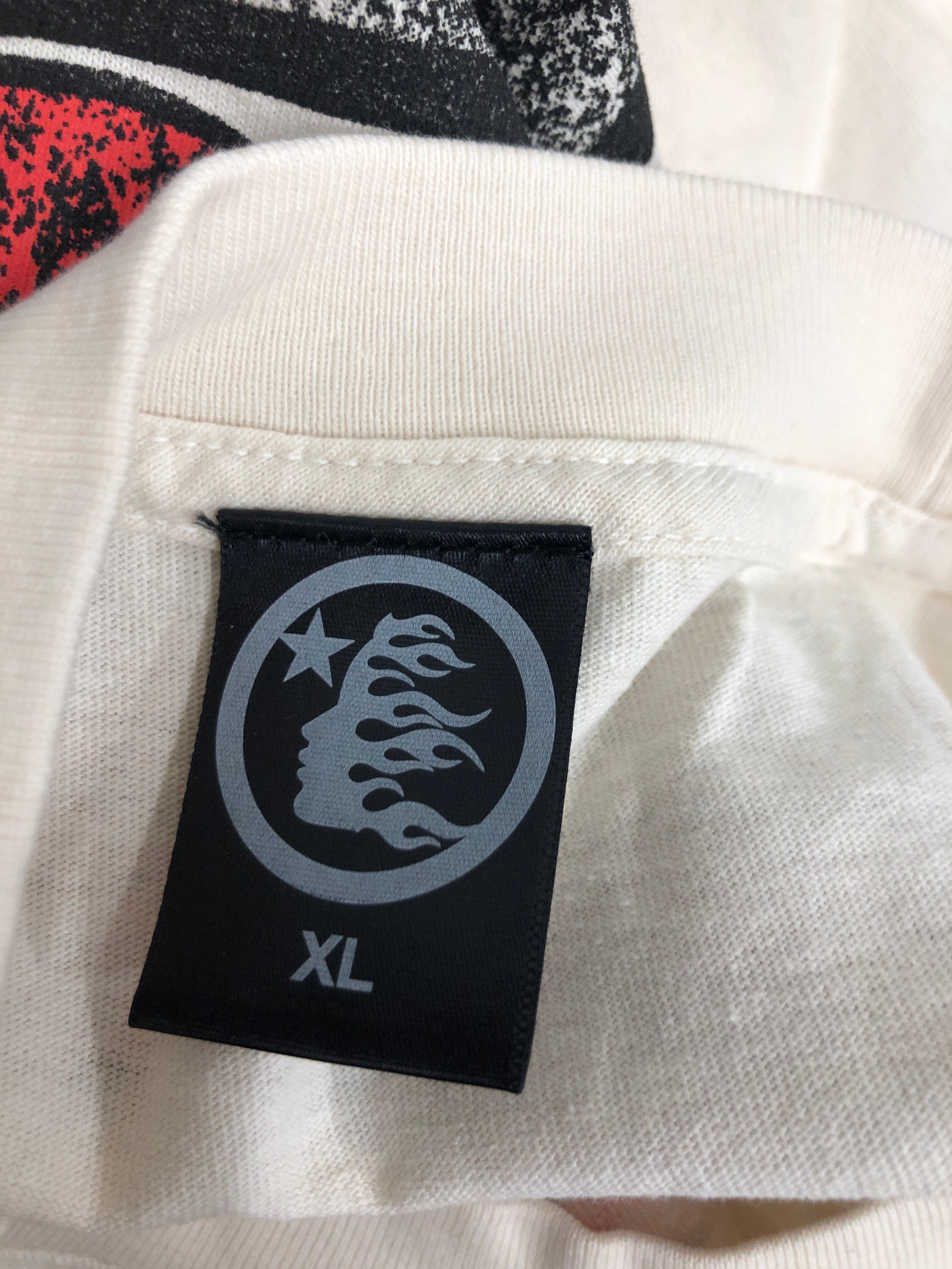 HELLSTAR/T-Shirt/XL/Cotton/WHT/Anatomical Head Split in 1/2 view 3