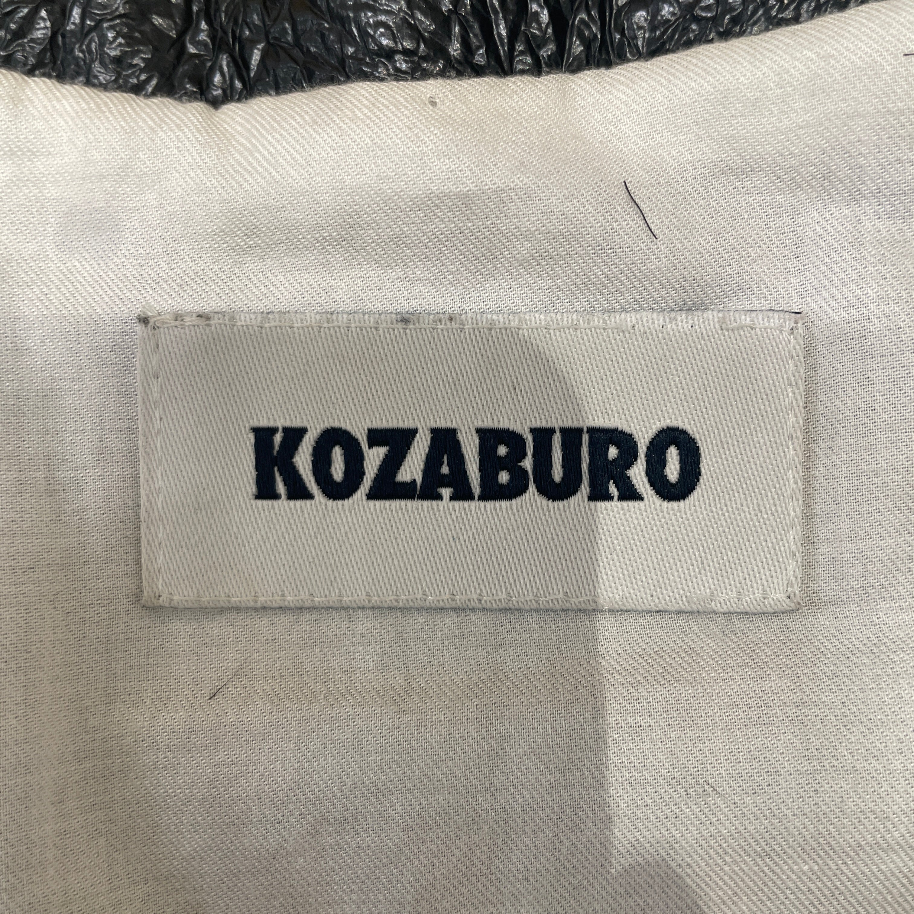 KOZABURO/Vest/S/Leather/BLK/LEATHER VEST FROG CLOSURE view 3