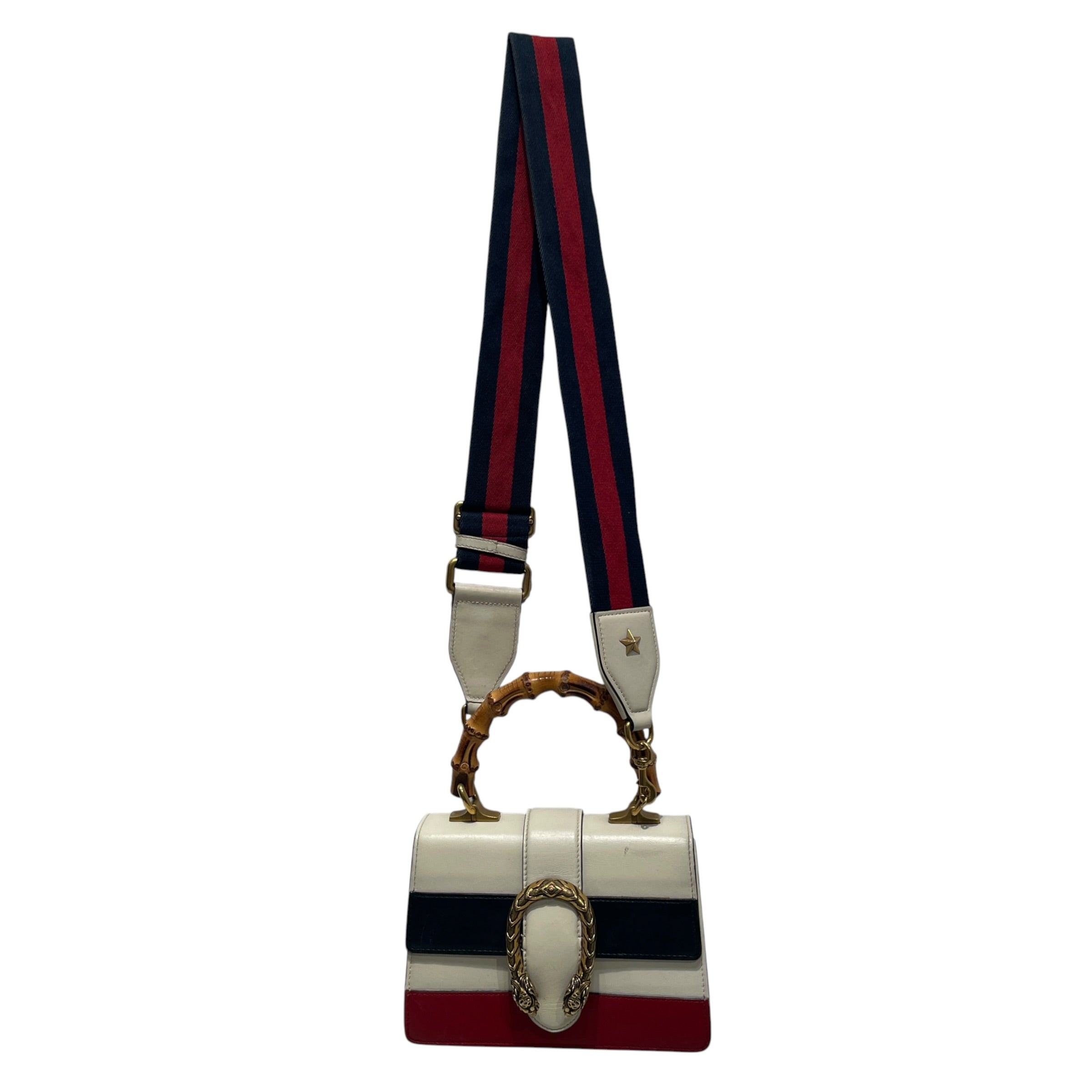 GUCCI/Hand Bag/Leather/WHT/Dionysus Red White And Blue view 1
