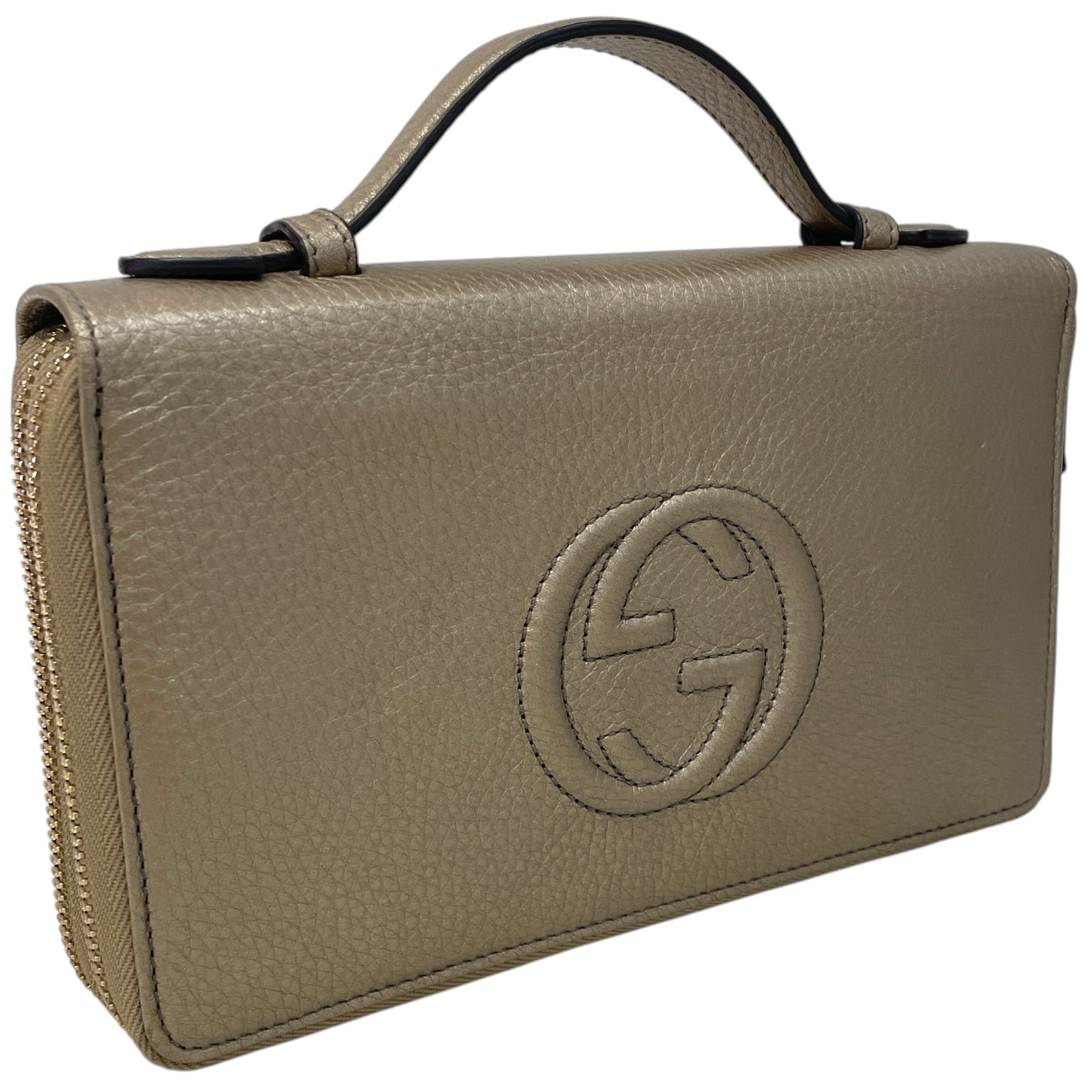 GUCCI/Hand Bag/Leather/GLD/Soho view 6