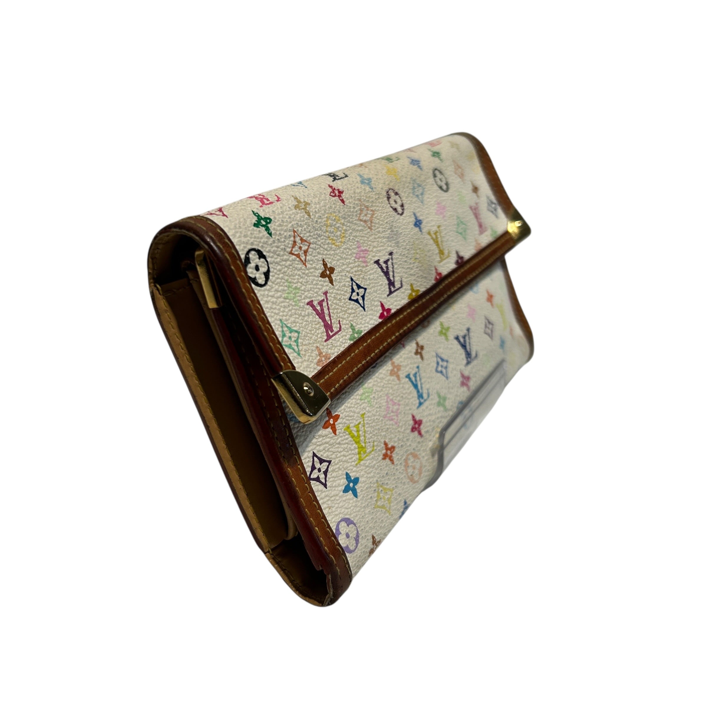 LOUIS VUITTON/Long Wallet/Monogram/MLT/Mulitcolor Canvas view 6