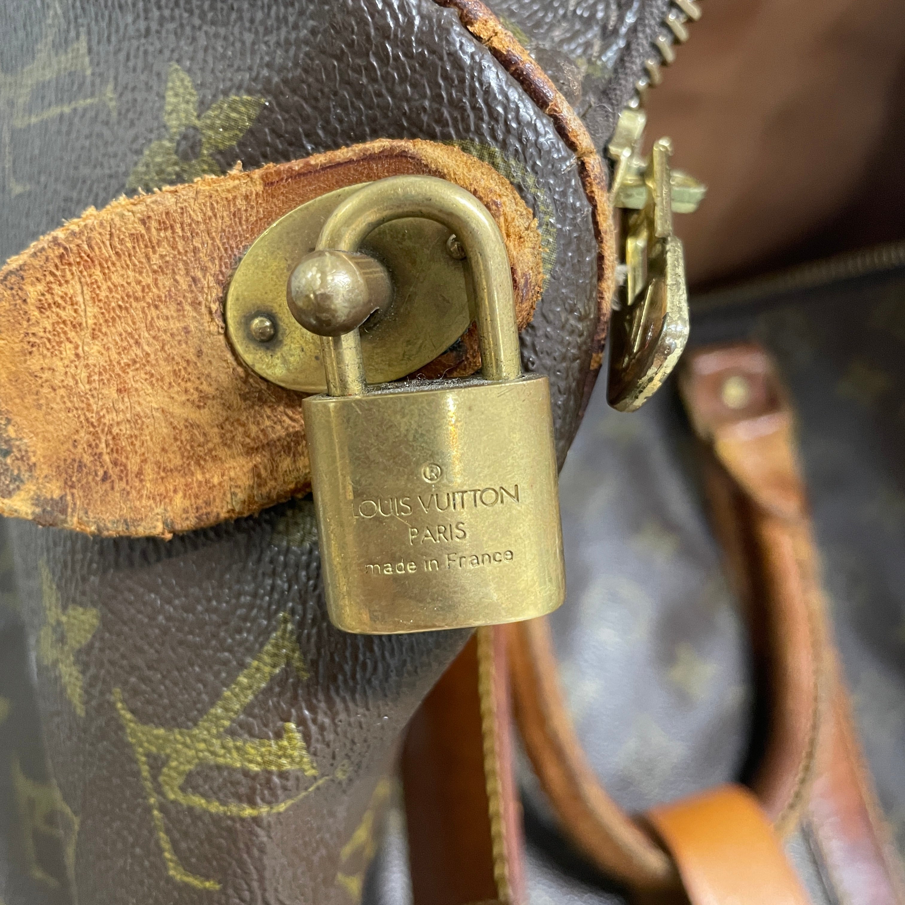 LOUIS VUITTON/Luggage/Monogram/Leather/BRW/R9XK2MD/DUFFLE/BROWN TRIM view 5