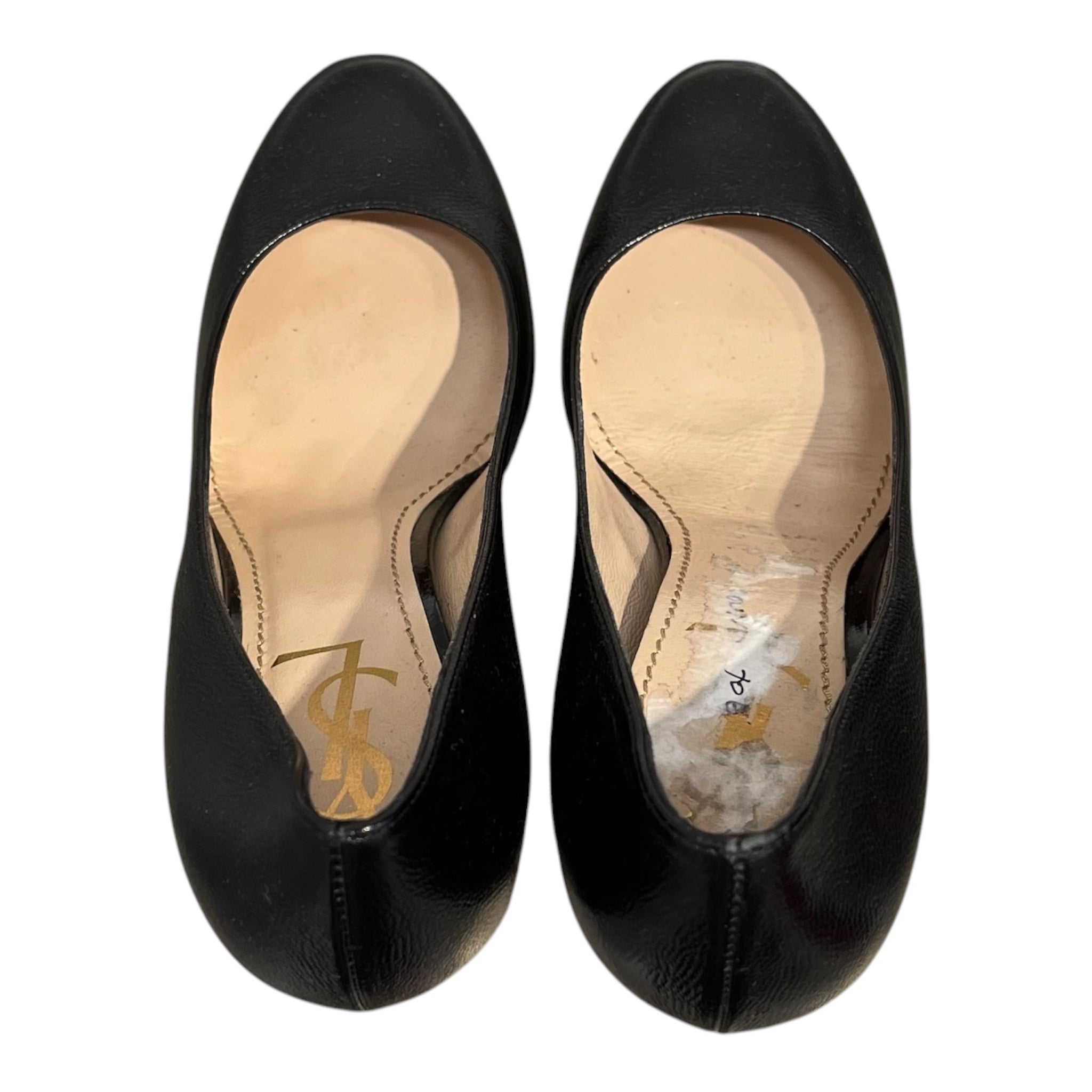 YVES SAINT LAURENT rive gauche/Heels/EU 37/Leather/BLK/caviar pumps view 6