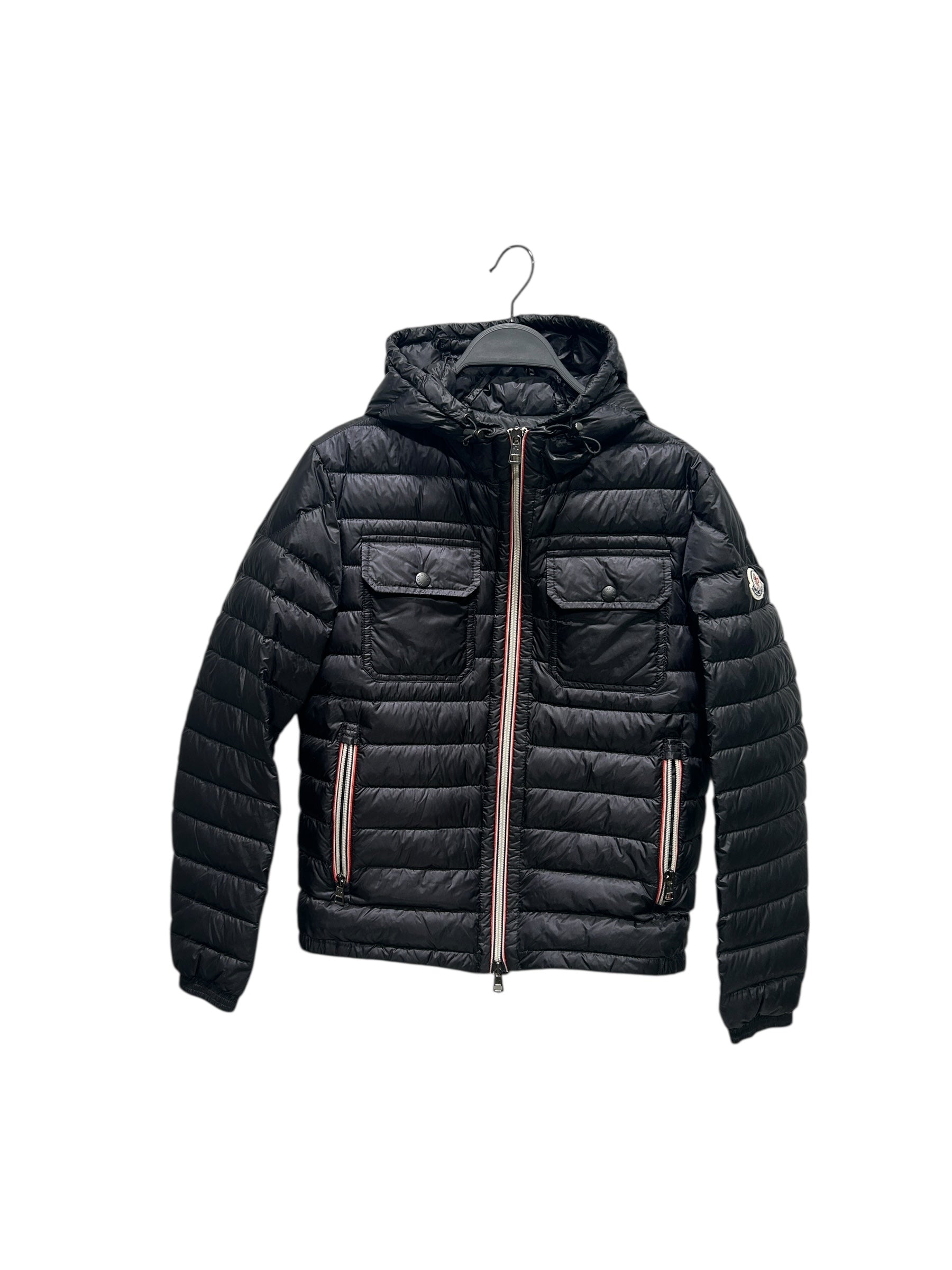 MONCLER/Puffer Jkt/0/NVY/PURE GOOSE DOWN/ZIP UP/HOODED/ view 1
