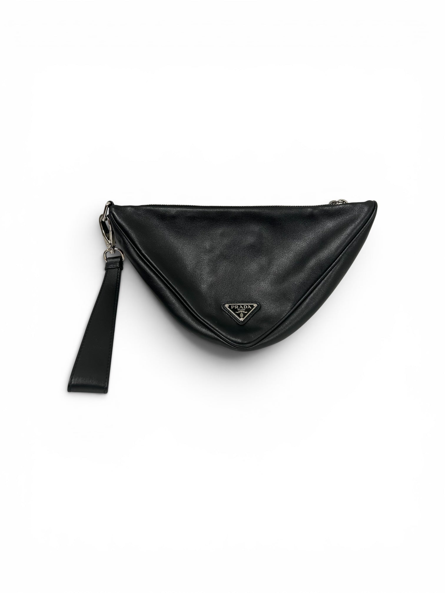 PRADA/Bag/Leather/BLK/TRIANGLE view 2