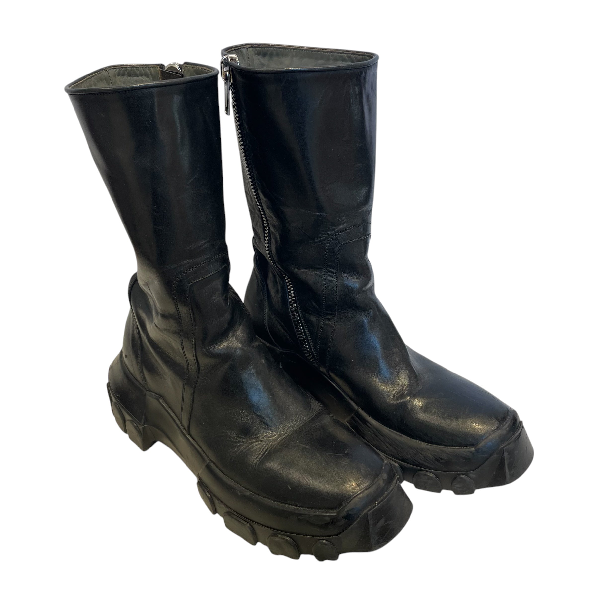 Rick Owens/Boots/US 8.5/Leather/BLK/CREEPER BOZO TRACTOR view 1
