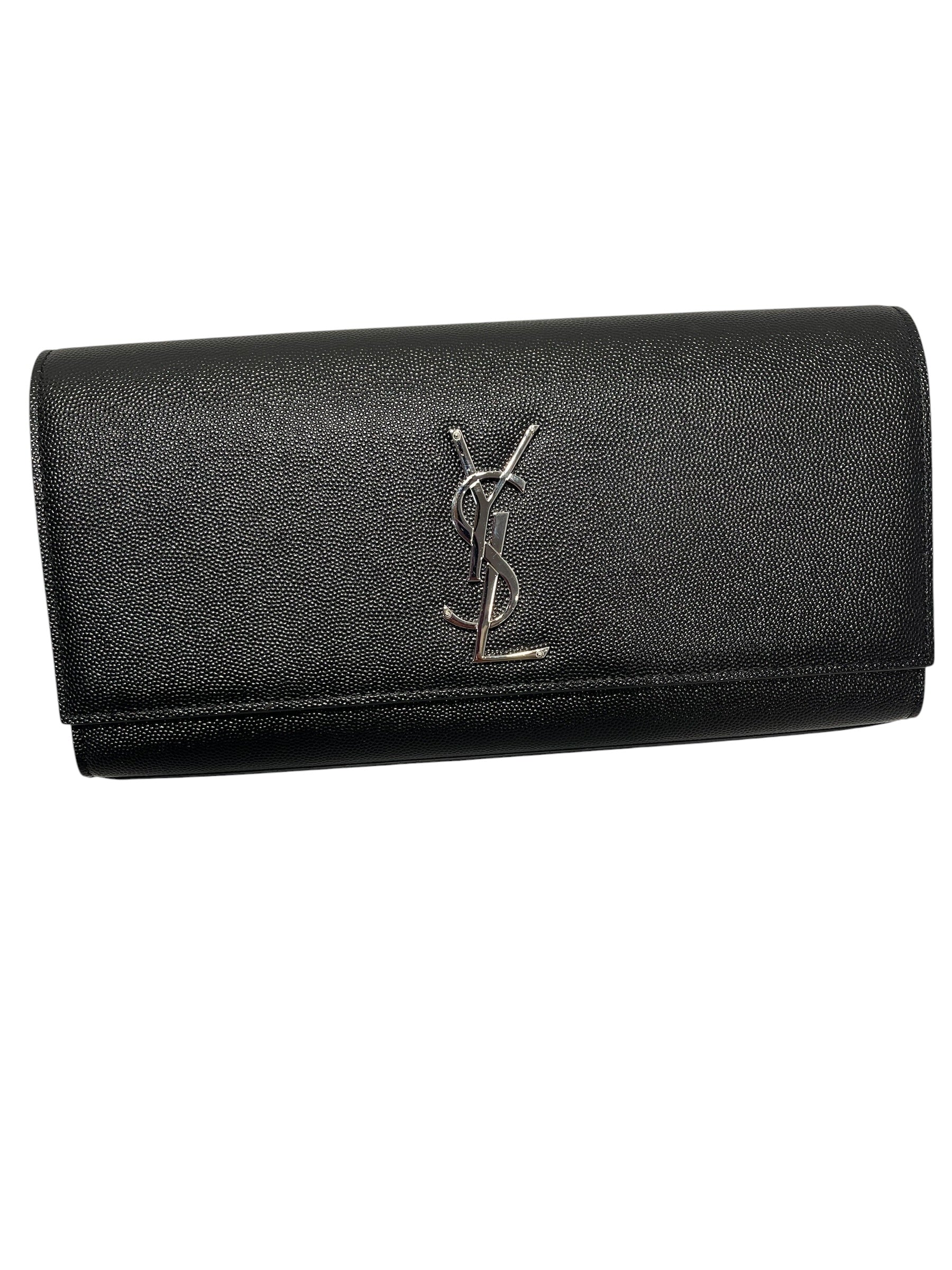 SAINT LAURENT/Clutch Bag/Leather/BLK/CASSANDRE LEATHER CLUTCH view 1