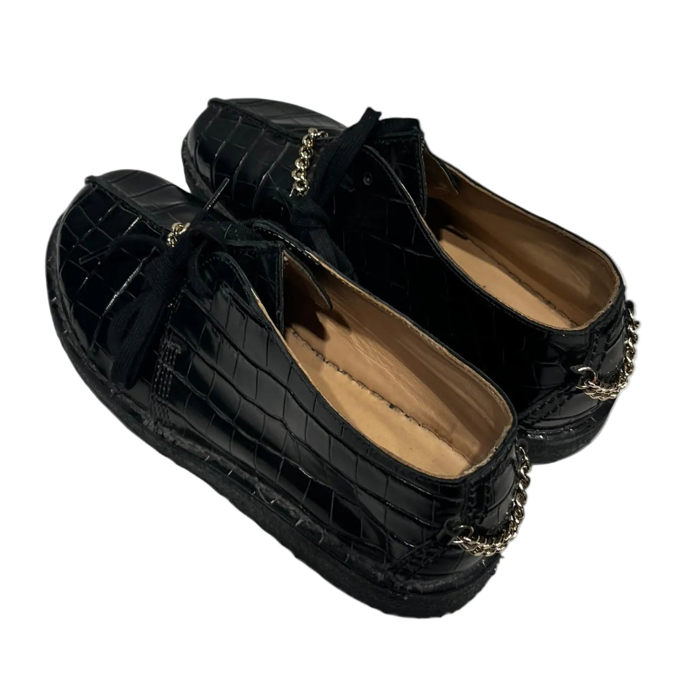 Supreme/MARTINE ROSE/Clarks/Loafers/US 9.5/Leather/BLK/DESERT TREK BLACK view 2