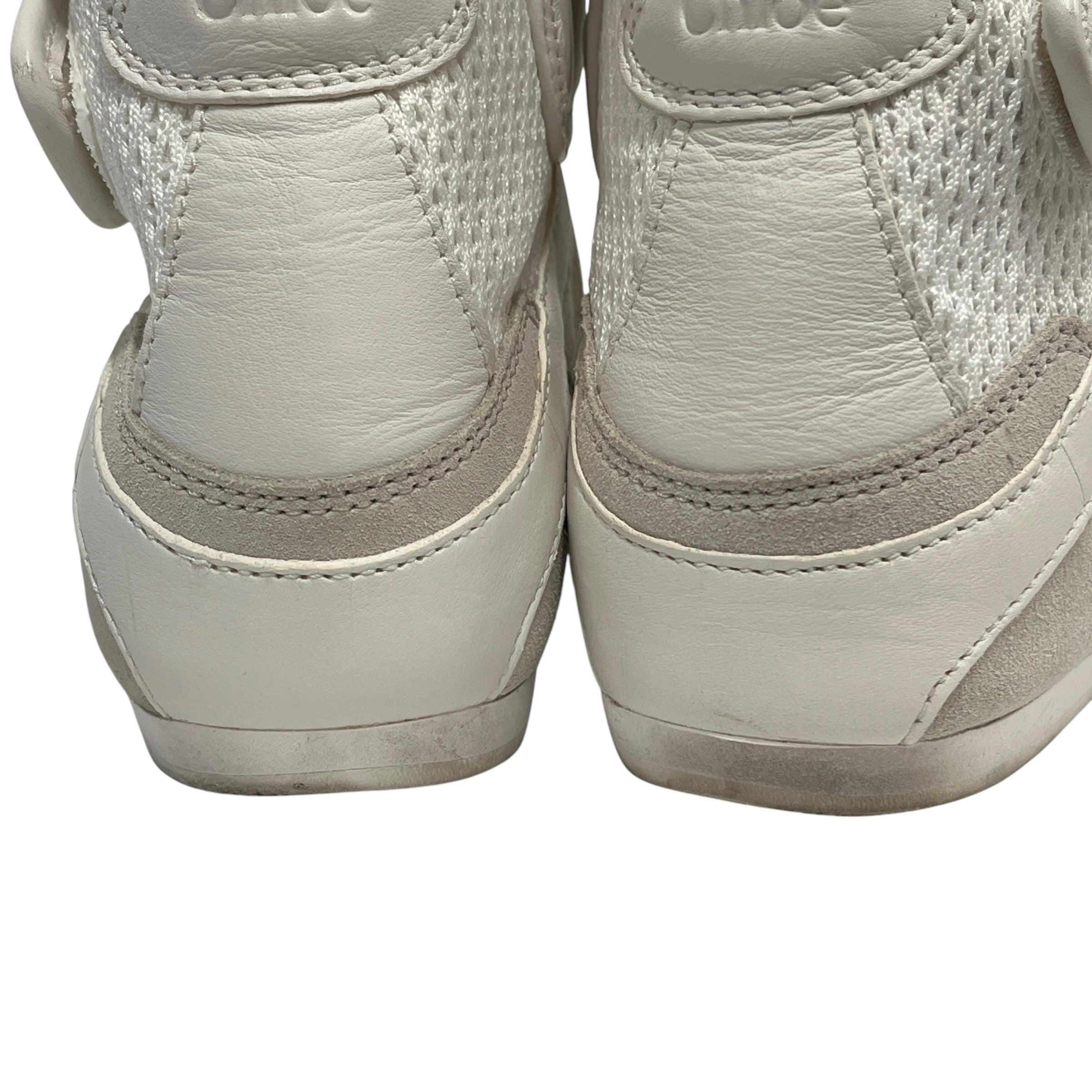 Chloe/Hi-Sneakers/EU 37/Suede/WHT/Kick Mesh High Top Sneaker view 7