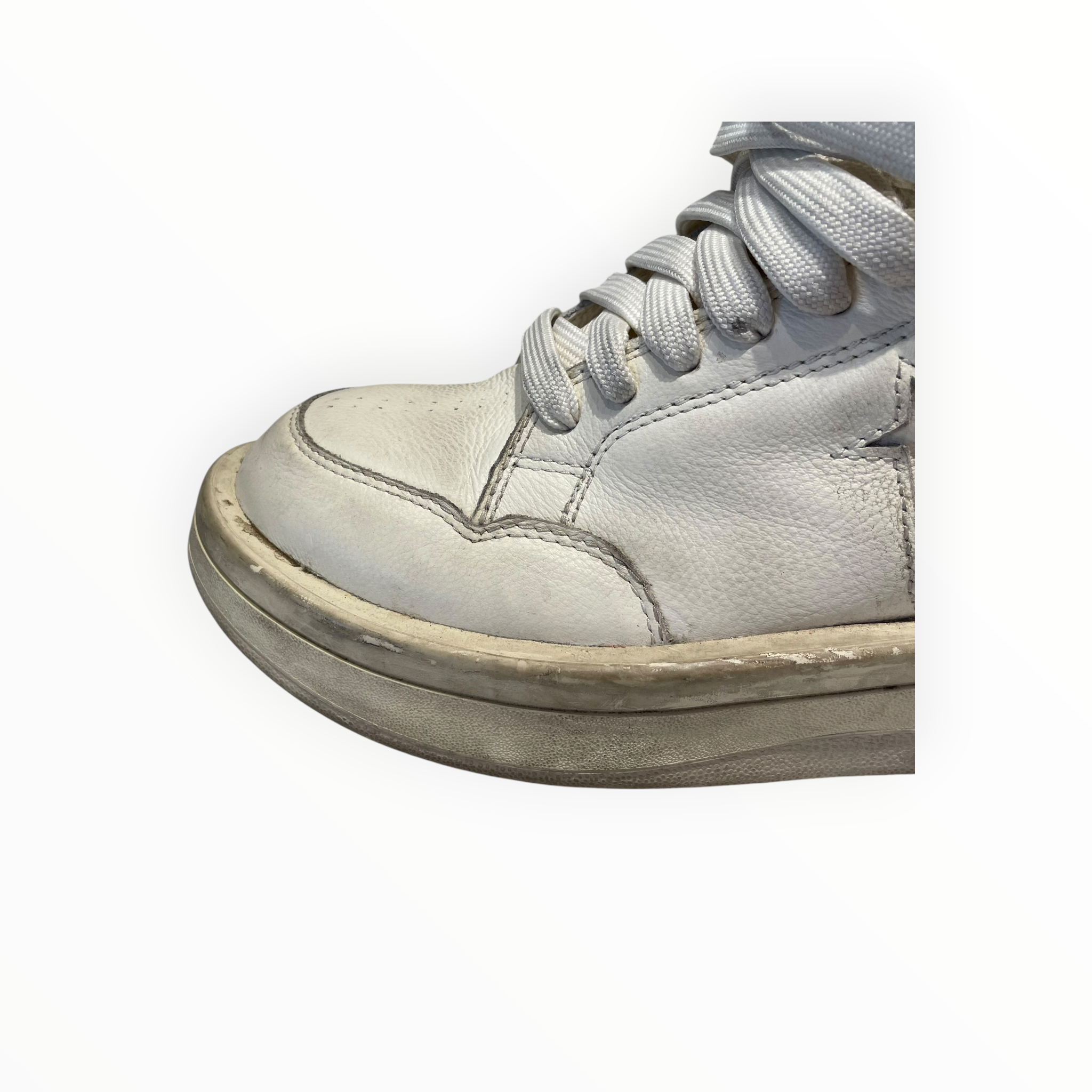 Rick Owens/Hi-Sneakers/US 10/Leather/WHT/DRKSHDW Converse view 18