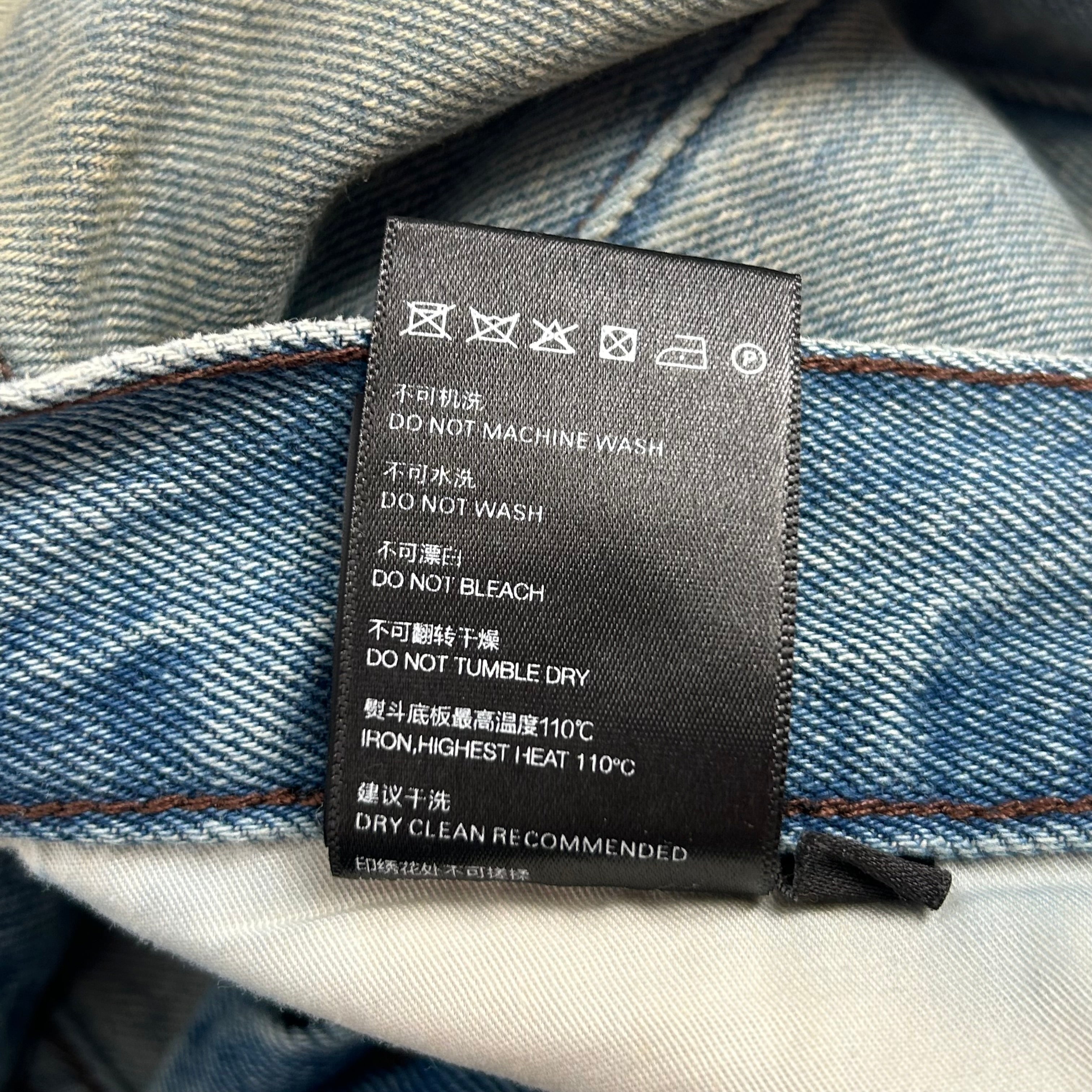 Birth Of Royal Child/Skinny Pants/XL/Denim/BLU/DISTRESSED/FADED view 4