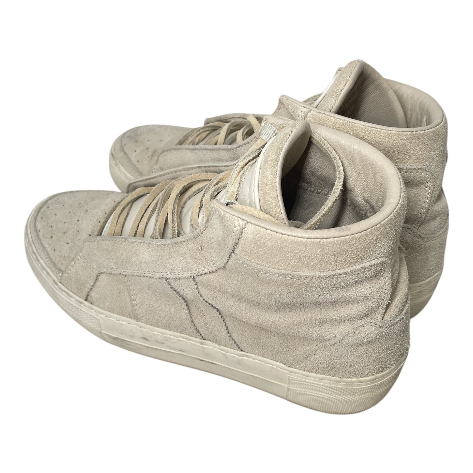 Helmut Lang/Hi-Sneakers/EU 36.5/Suede/BEG/CONCEALED LACES STITCH SOLE view 2