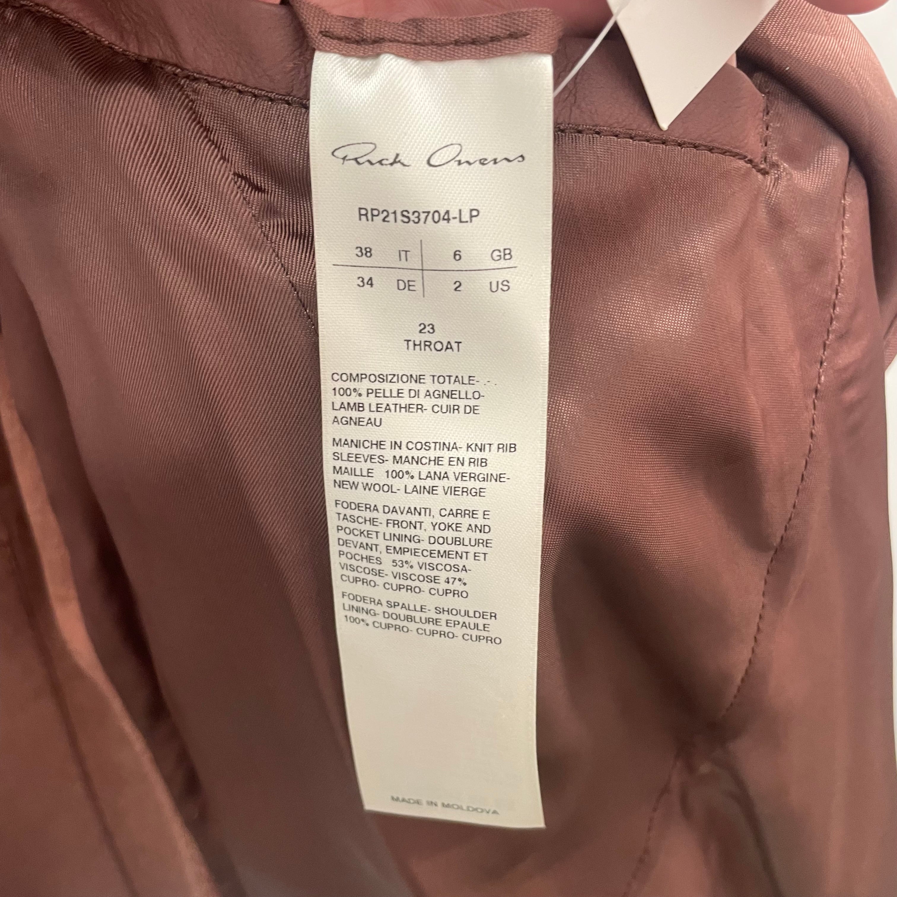 Rick Owens/Jacket/38/Silk/BRD/SHOULDERS view 4