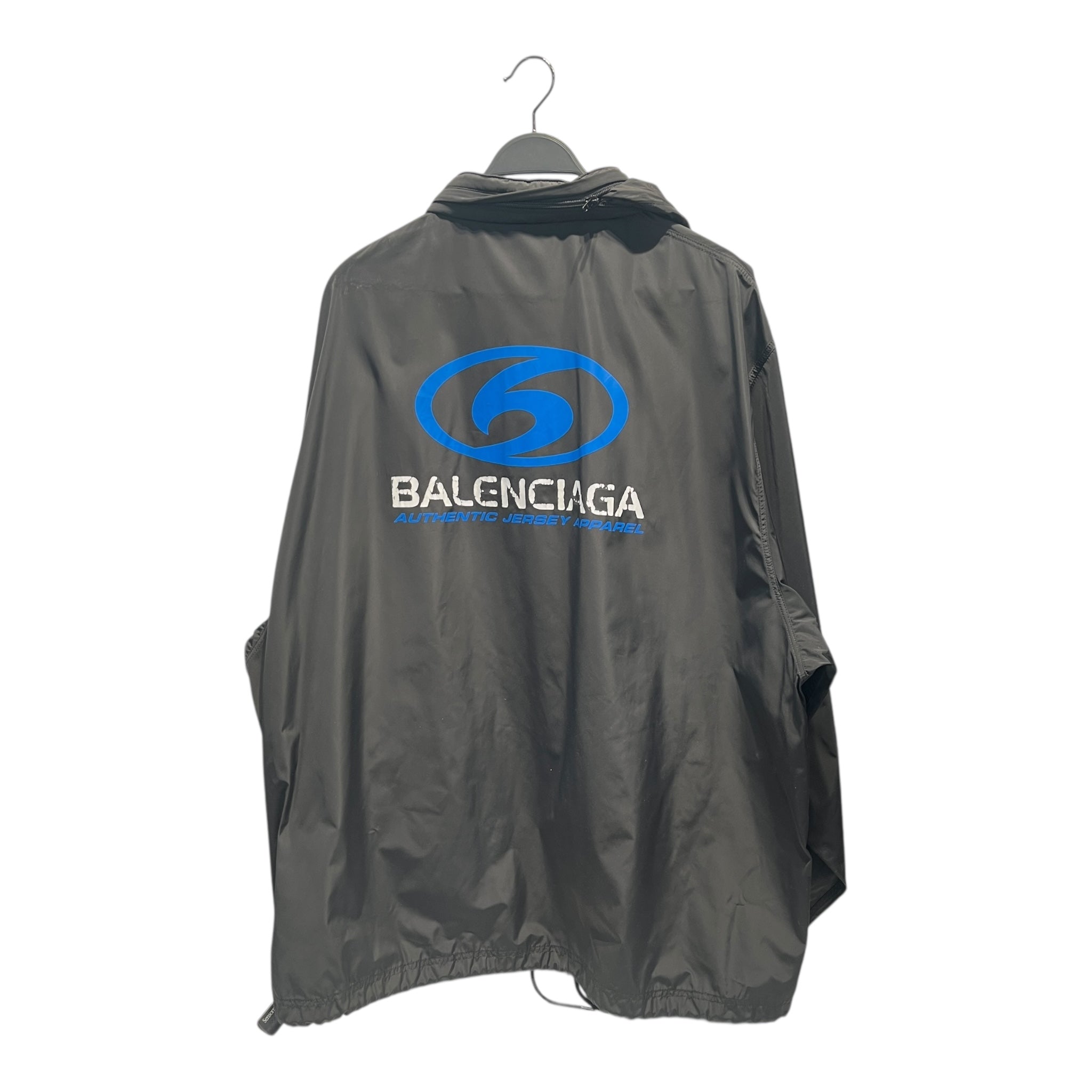 BALENCIAGA/Windbreaker/L/Nylon/BLK/Graphic/ view 2