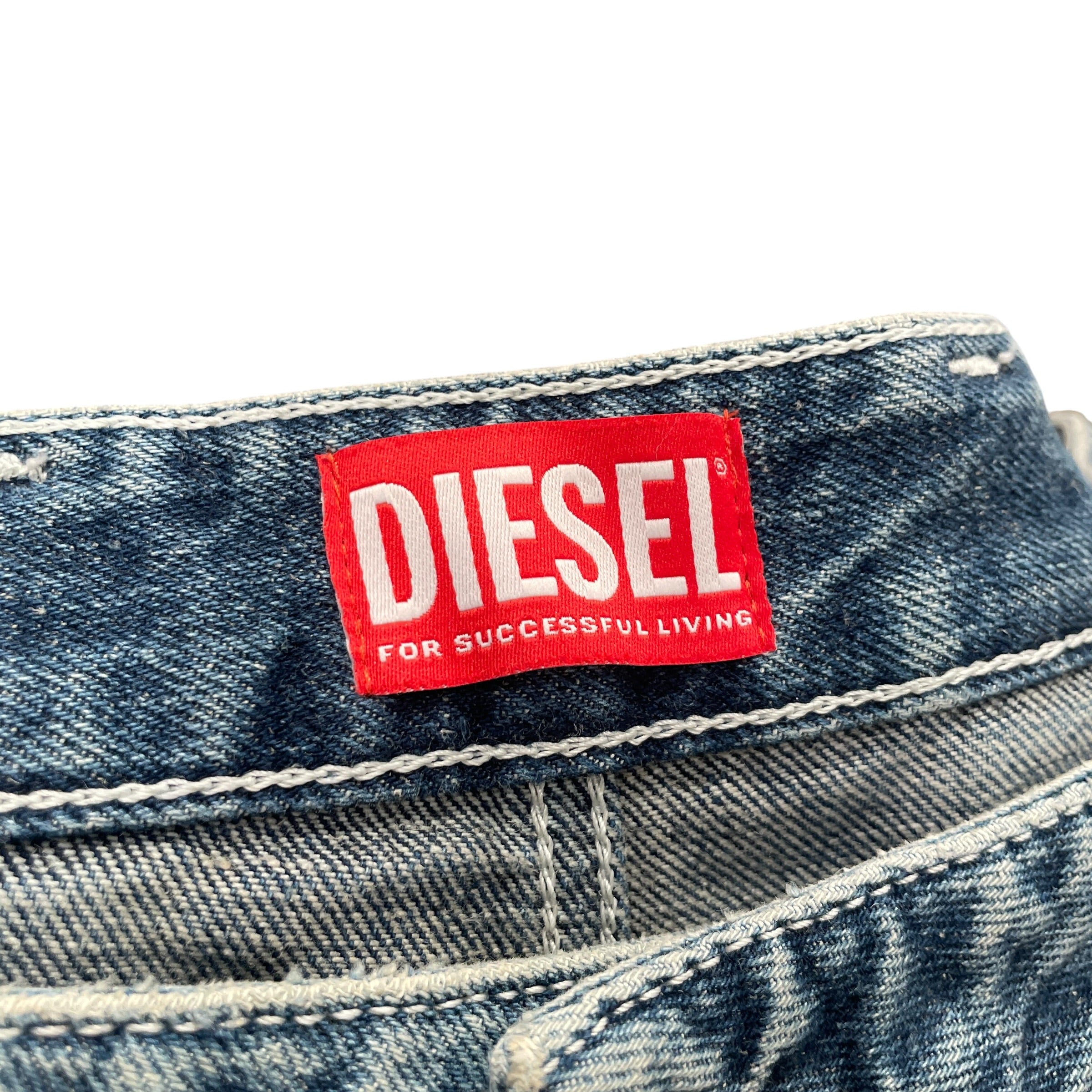 DIESEL/Straight Pants/34/Cotton/BLU/DENIM CARPENTER PANTS view 3