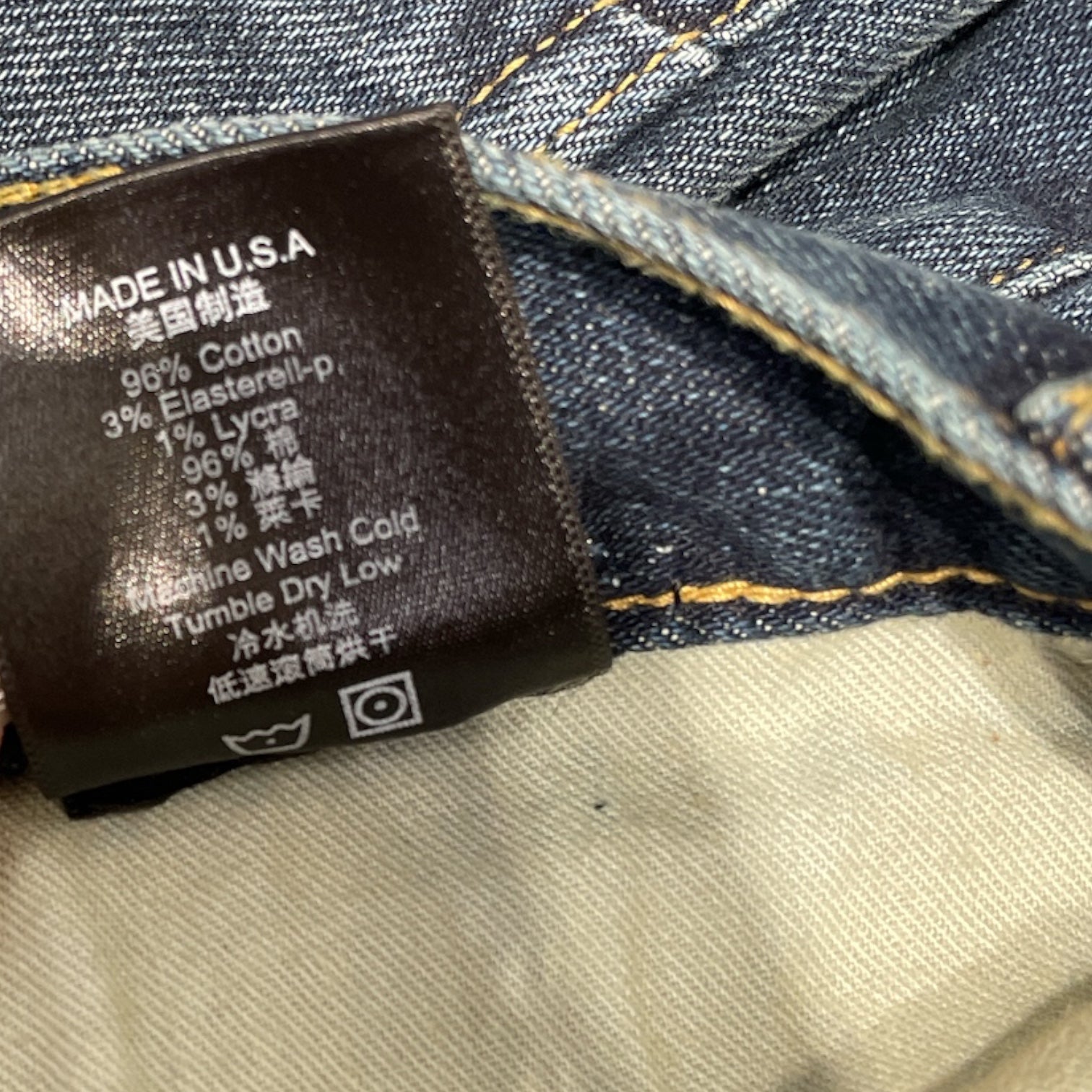 RHUDE/Straight Pants/31/Cotton/BLU/Blue Rhoadster Jeans view 5
