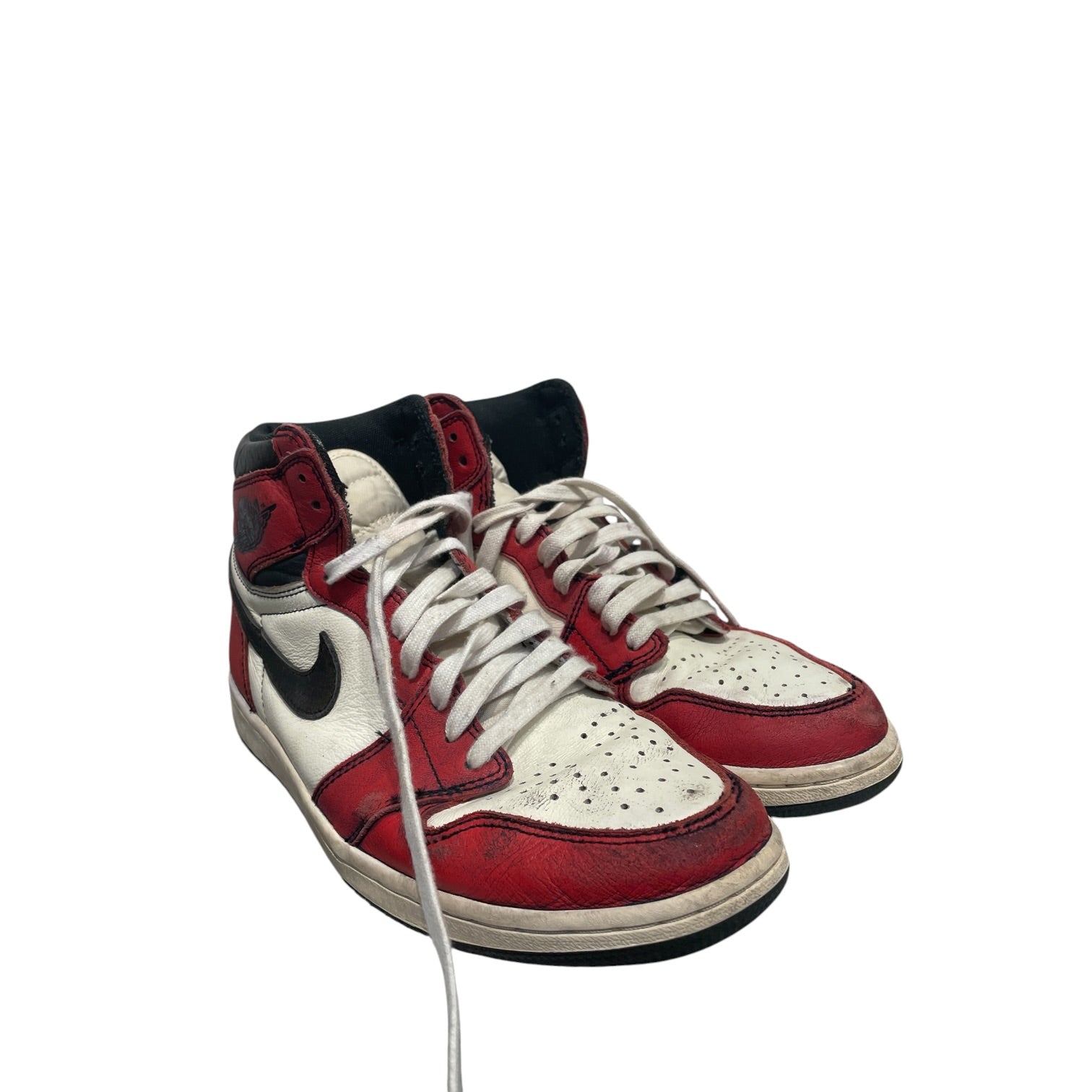 NIKE SB/Hi-Sneakers/US 9.5/Leather/RED/Plain-Toe/LA to Chicago view 1