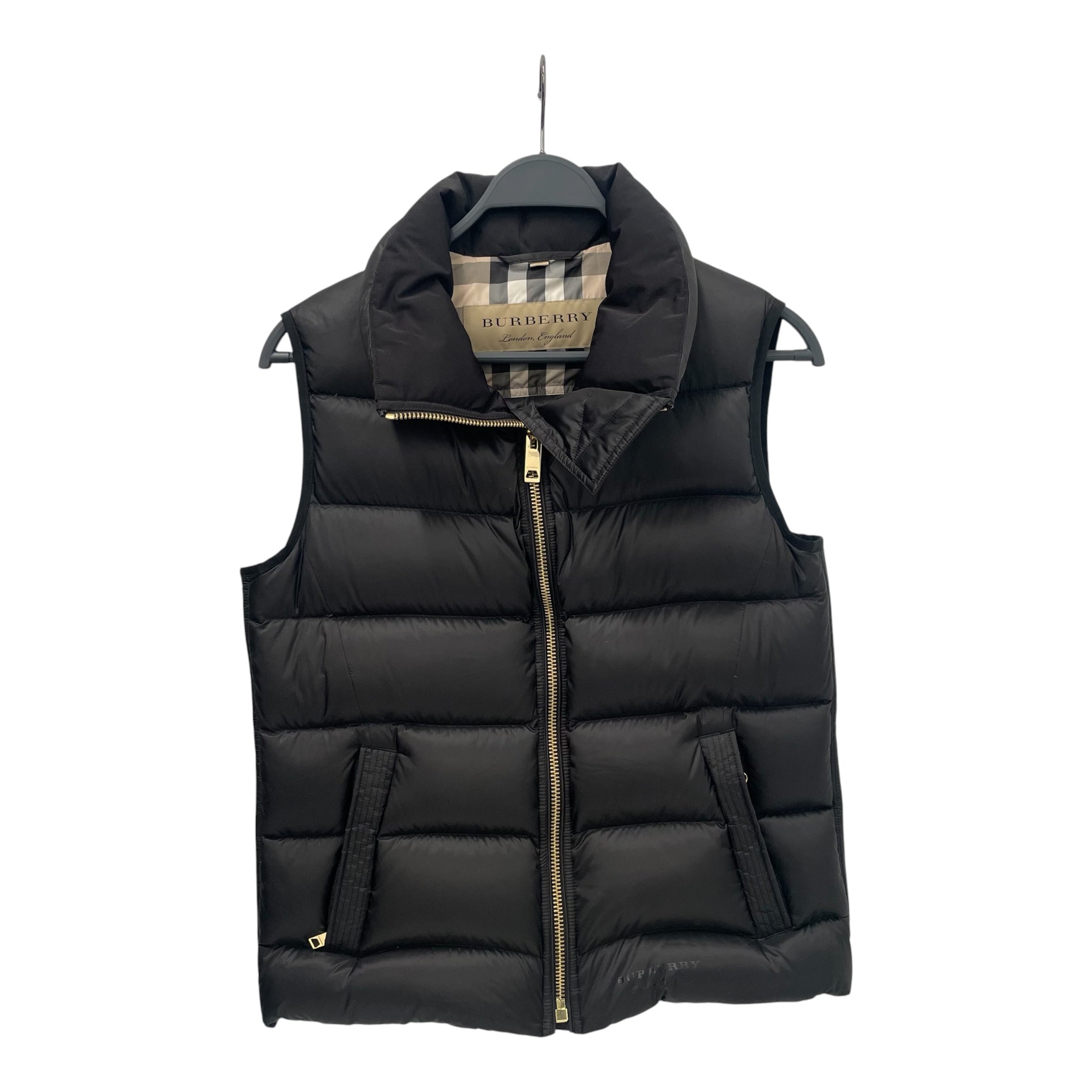 BURBERRY LONDON/Puffer Vest/M/Nylon/BLK/ view 1